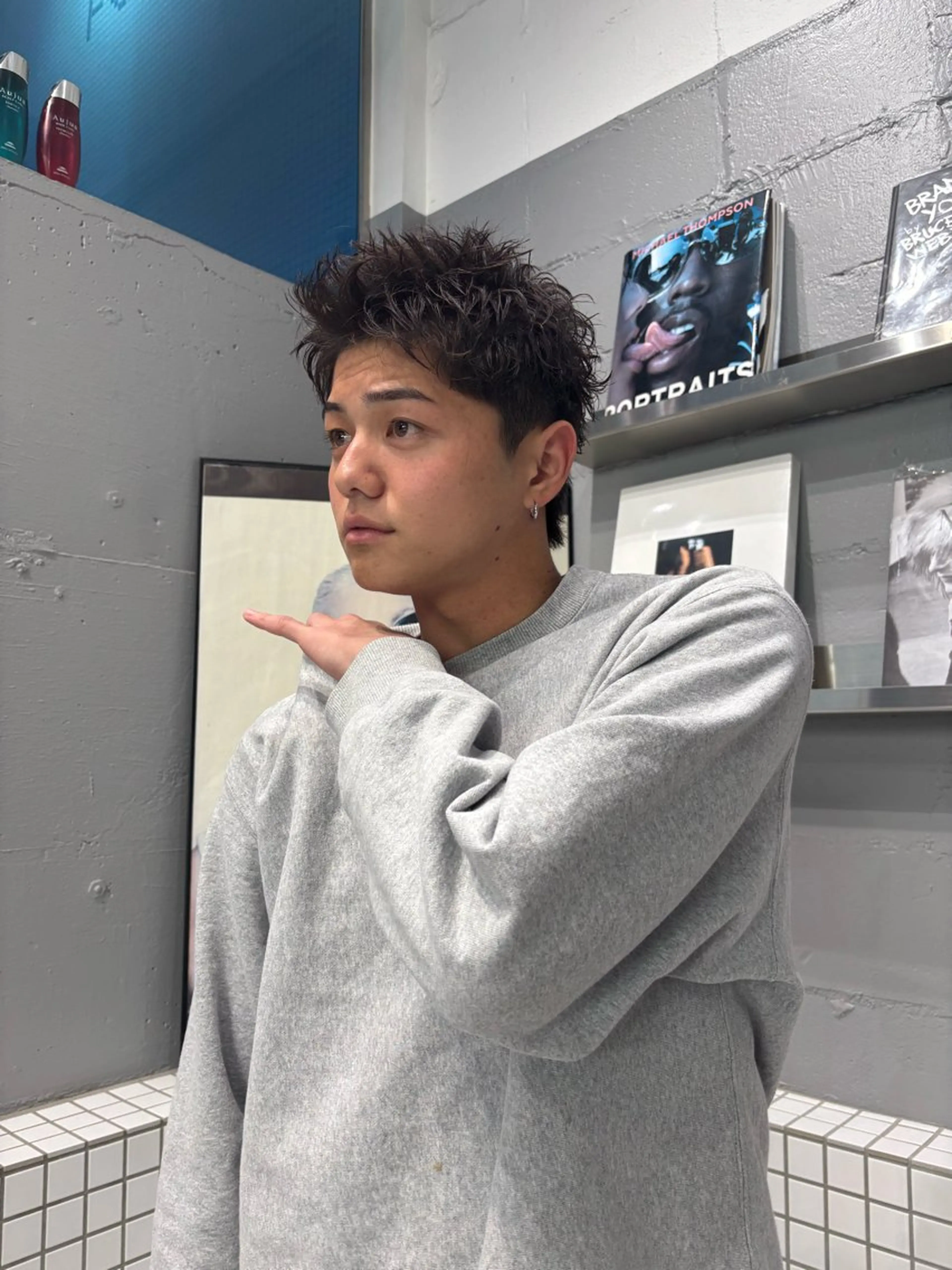 パーマ カット パーマ 🦋女子ウケメンズ パーマYUI🦋のヘアスタイル