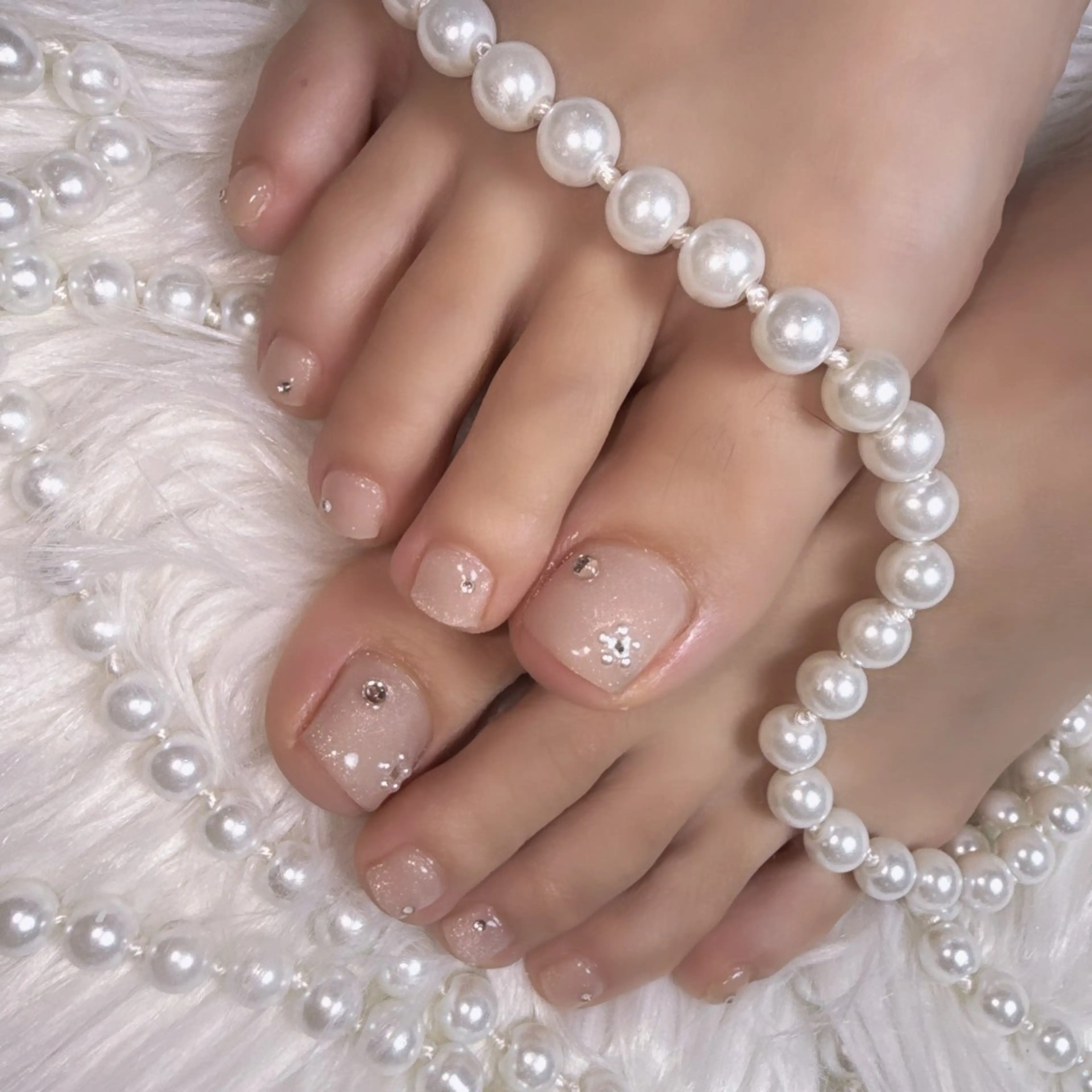 ネイル アートネイル フラッシュネイル フレンチネイル ガラスフレンチ グラデーション ハンドネイル M2 BEAUTY アユミのネイルデザイン