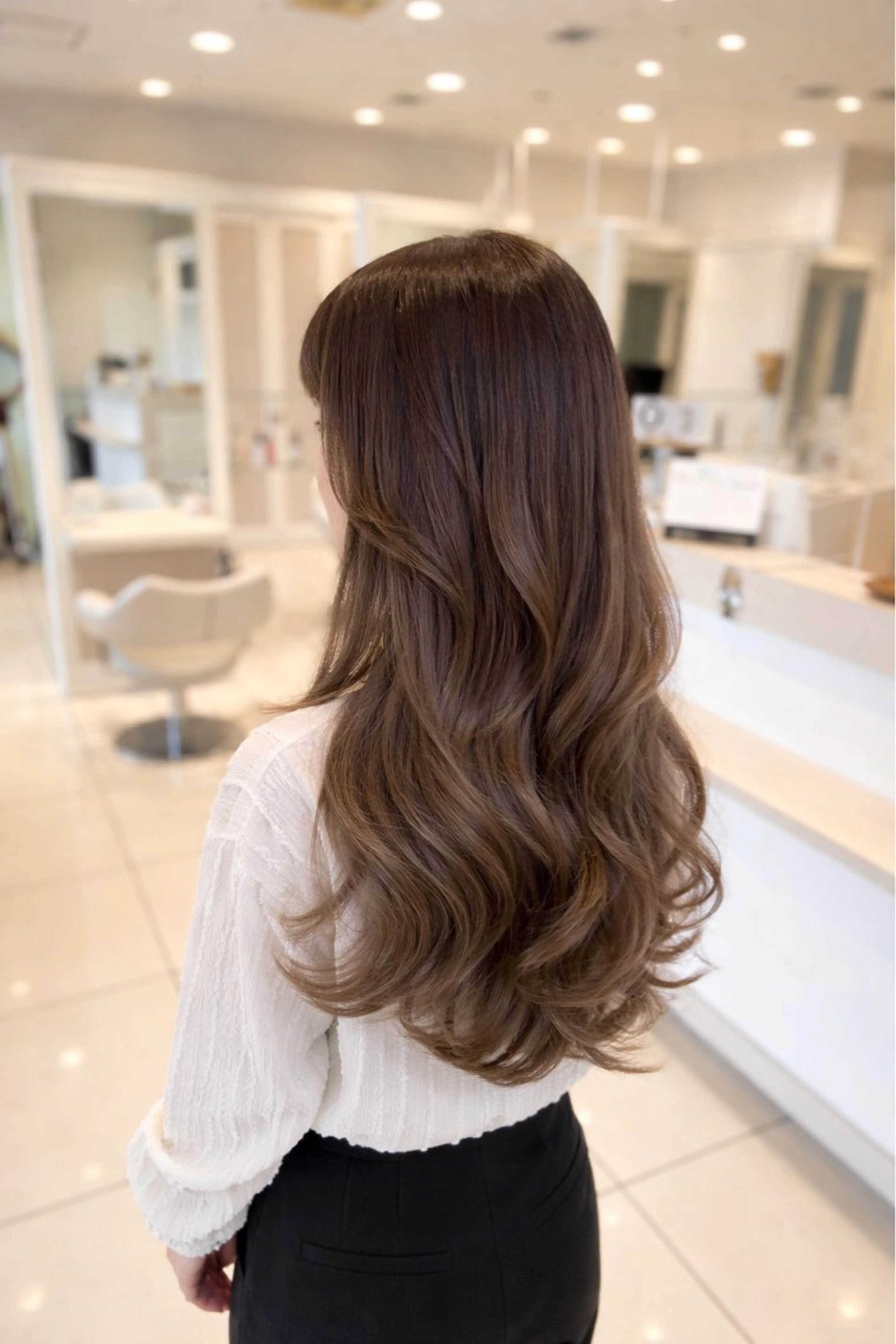 ロング カラー カット ヘアカラー トリートメント 金子 直樹のヘアスタイル