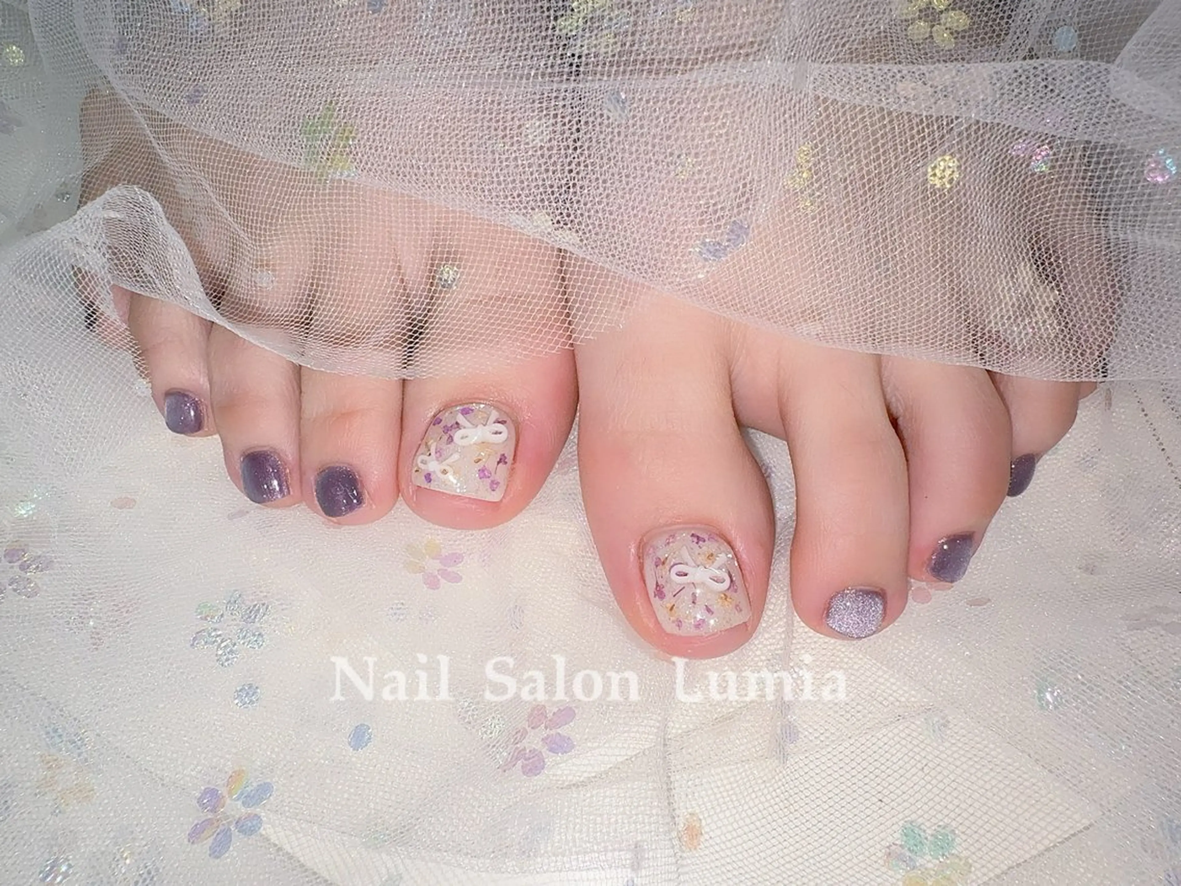 ネイル フットネイル ネイルサロン ルミア Lumia 店長のネイルデザイン