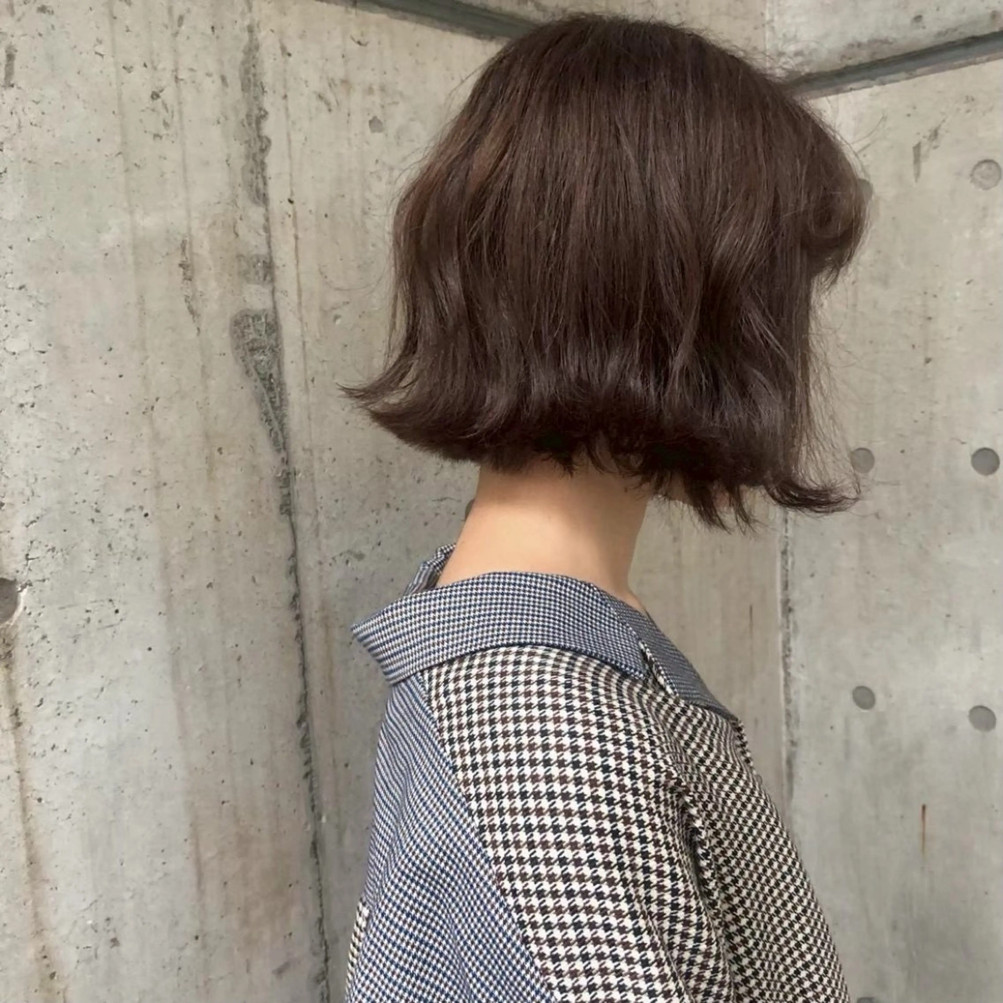 ショート ボブ 外ハネヘア ミニボブ/レイヤー ボブ/渋谷/ 宍戸のヘアスタイル