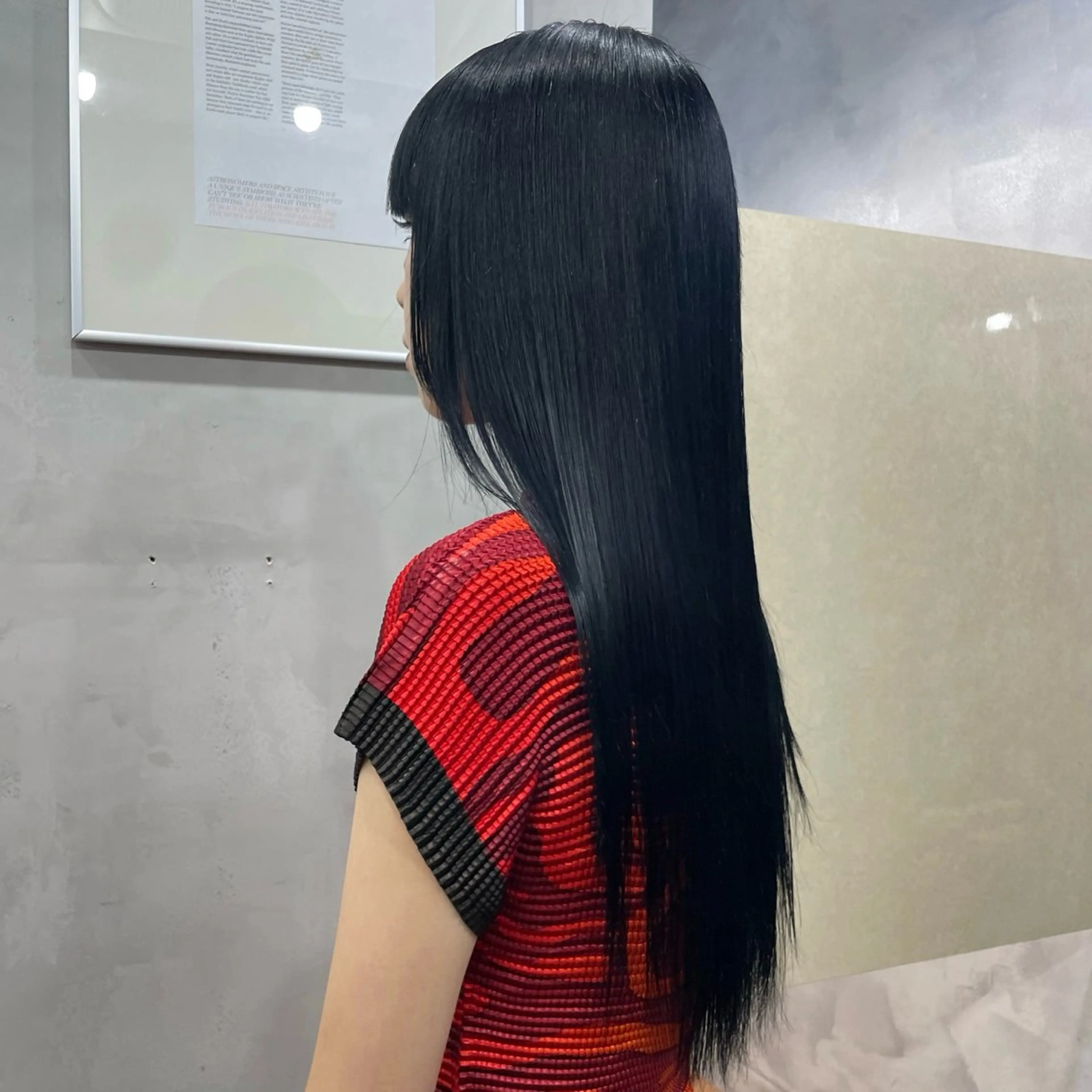 ロング カラー 黒髪 ブリーチ トリートメント AIRI /XENA渋谷本店のヘアスタイル
