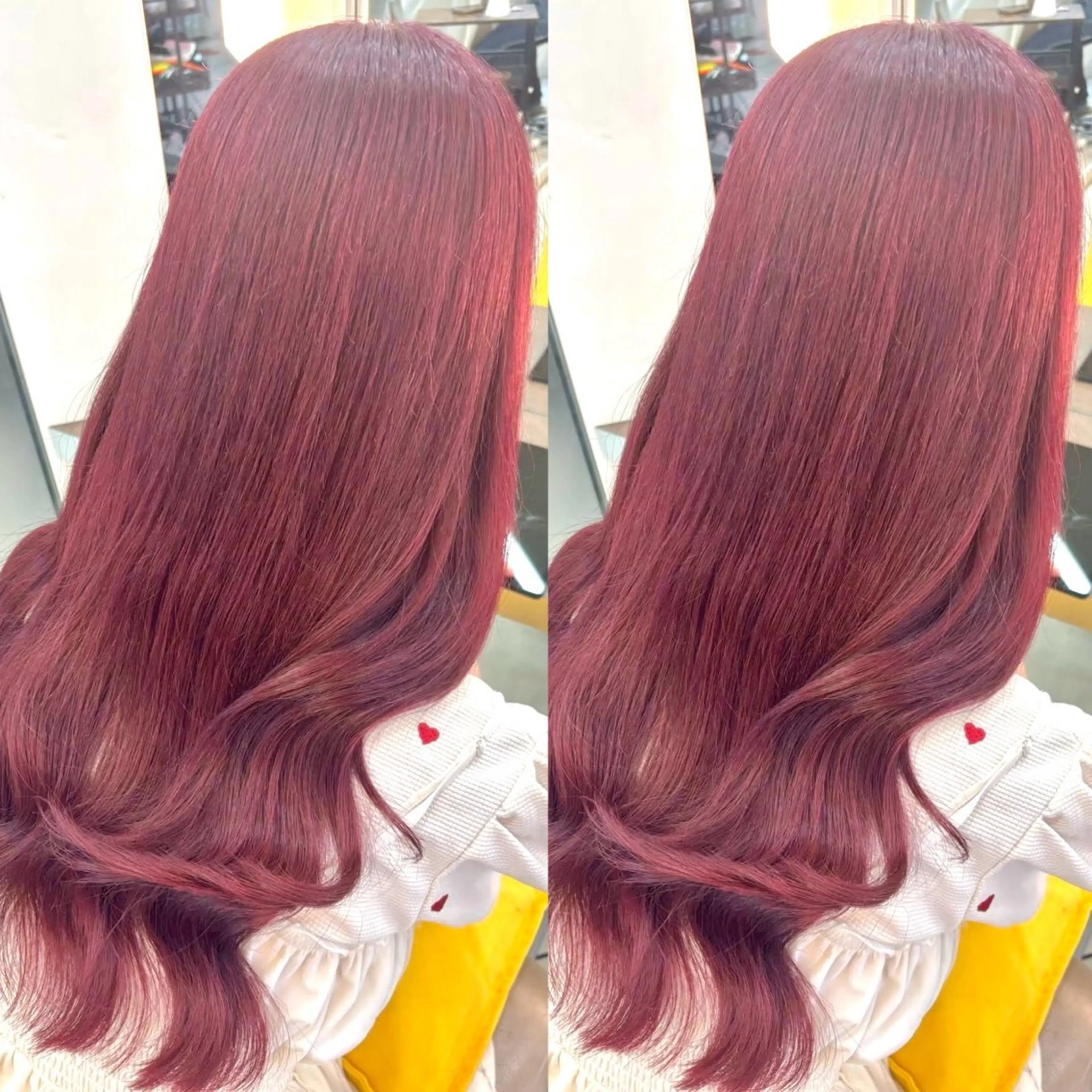 カラー ブリーチ ピンクカラー ヘアカラー ヘアメ🎀推しカラー 🥣横浜/しほ🧸のヘアスタイル