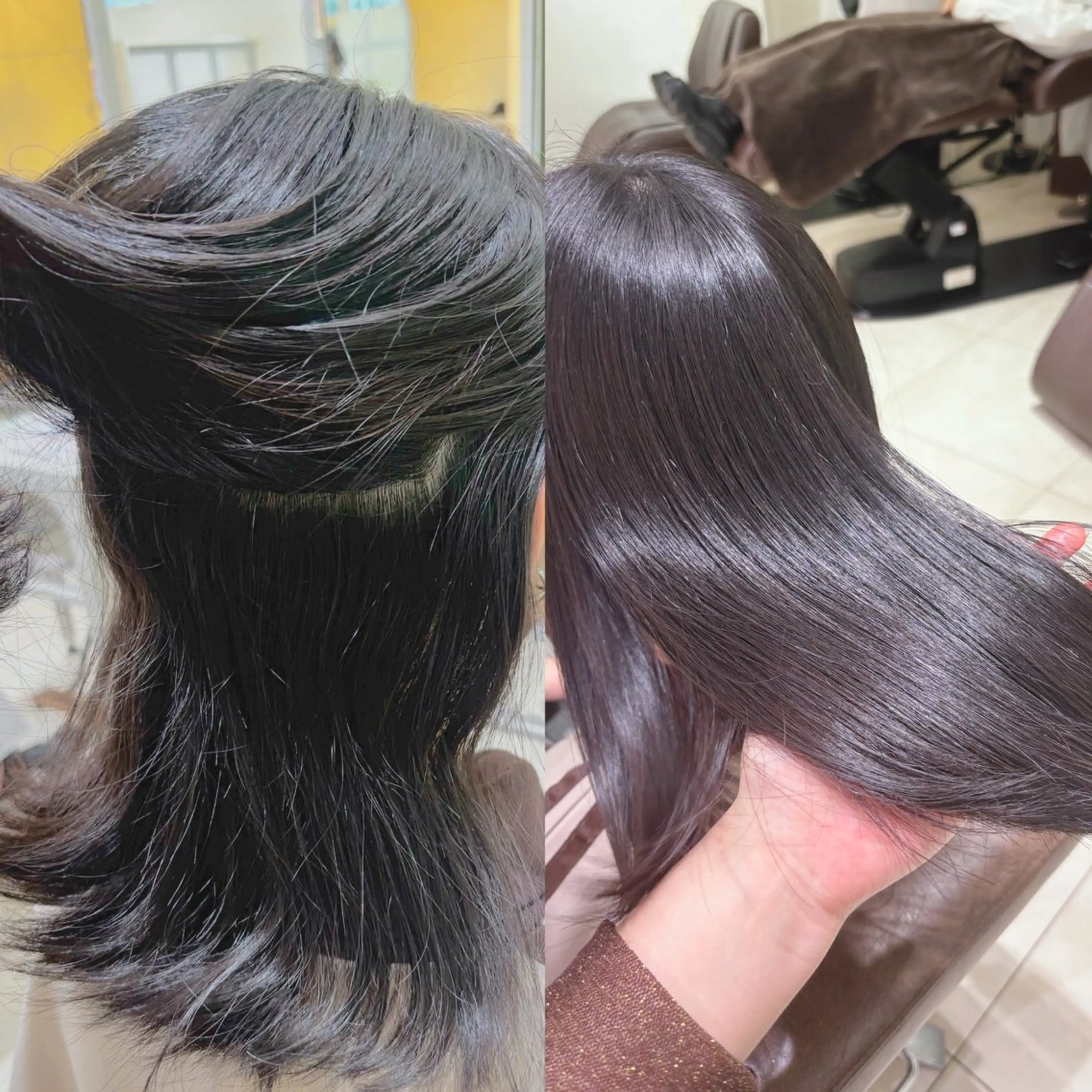 ミディアム トリートメント オリーブ/韓国風 まつパ/himariのヘアスタイル