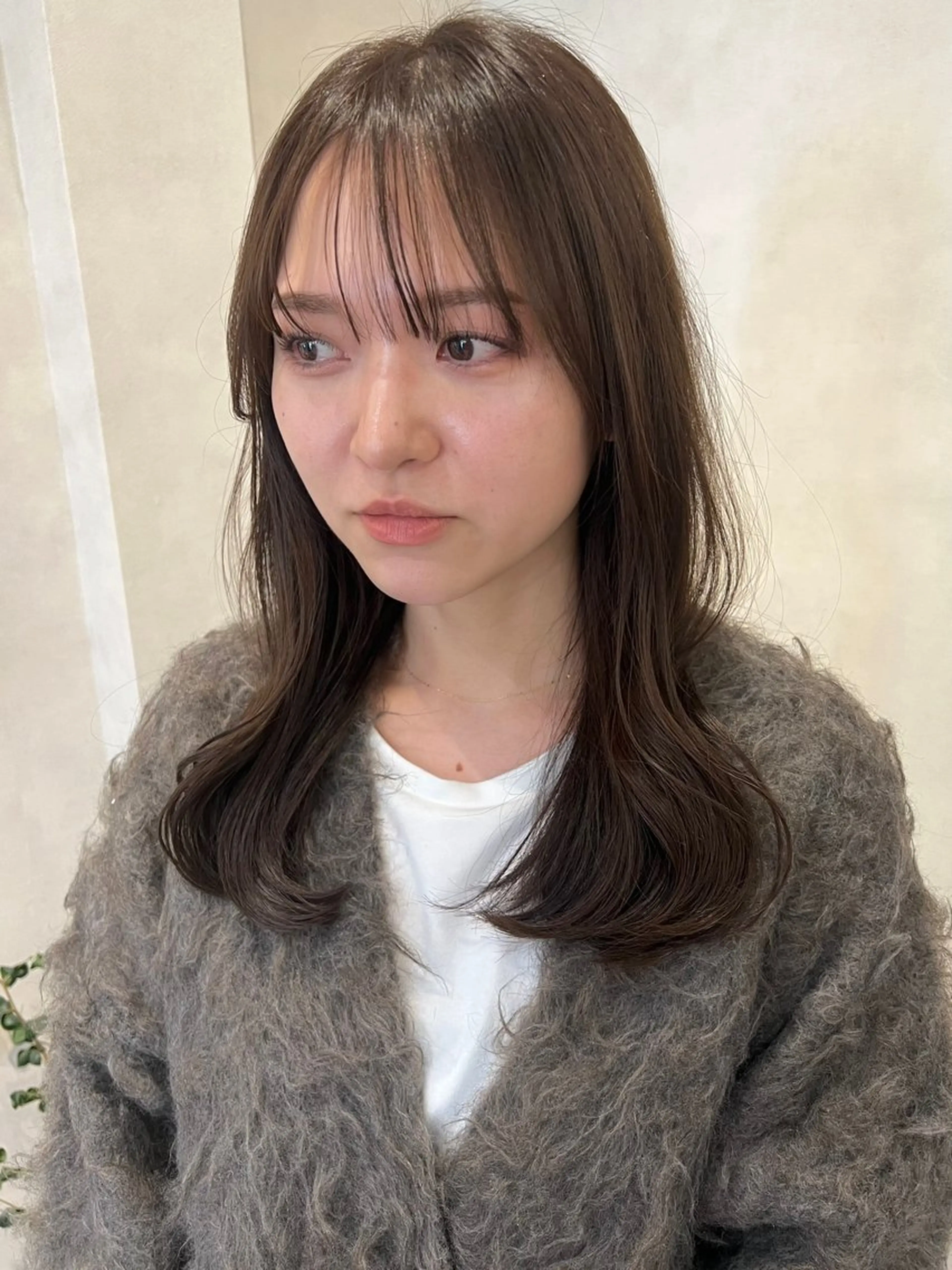 セミロング カット ヘアカラー トリートメント ヘッドスパ IVY joure Suzu.のヘアスタイル