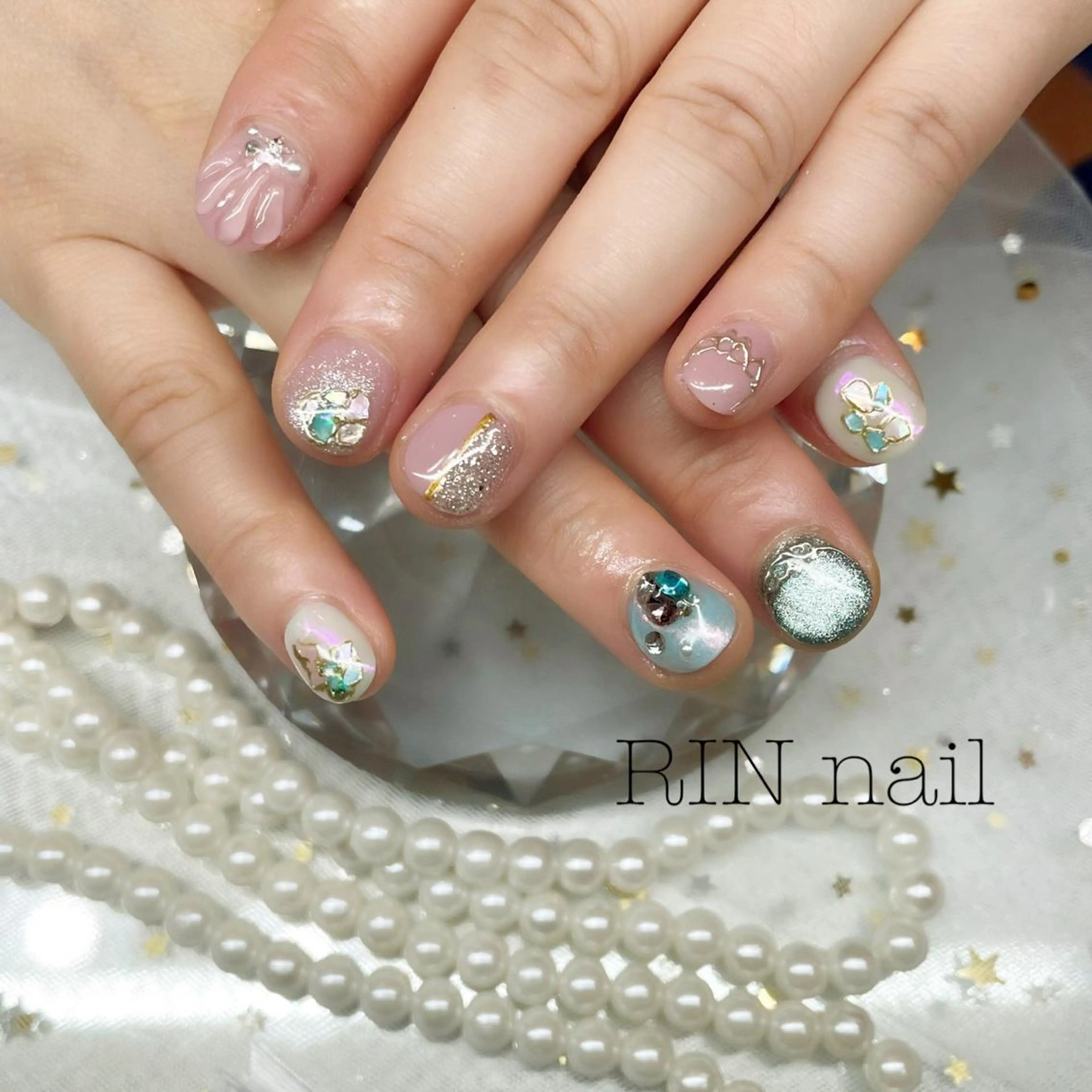 ネイル ハンドネイル ハンドケア RIN HOMEnailのネイルデザイン