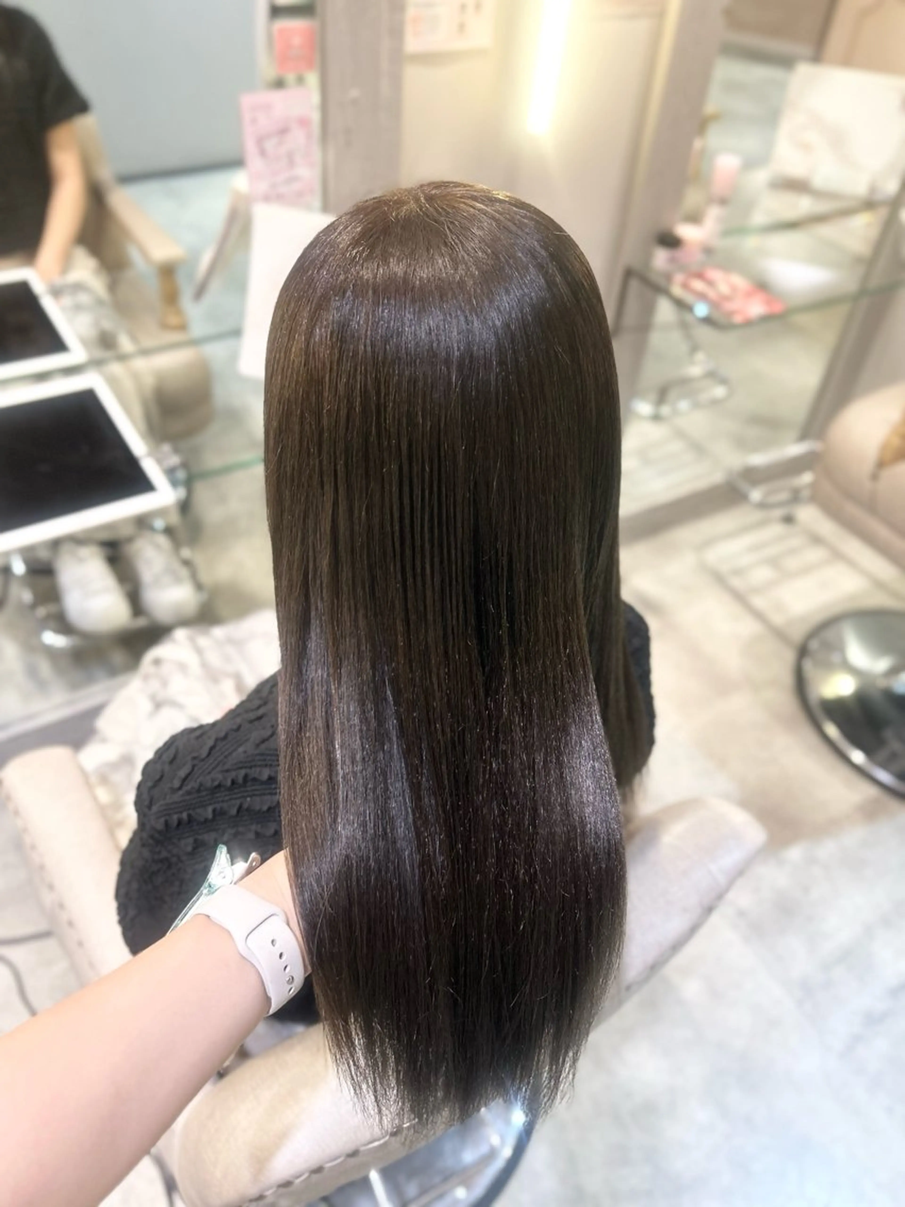 ロング カラー アッシュ 透明感カラー ラベンダーカラー ラベンダーアッシュ 🐰🎀艶髪特化 yuzuka🎀🐰のヘアスタイル