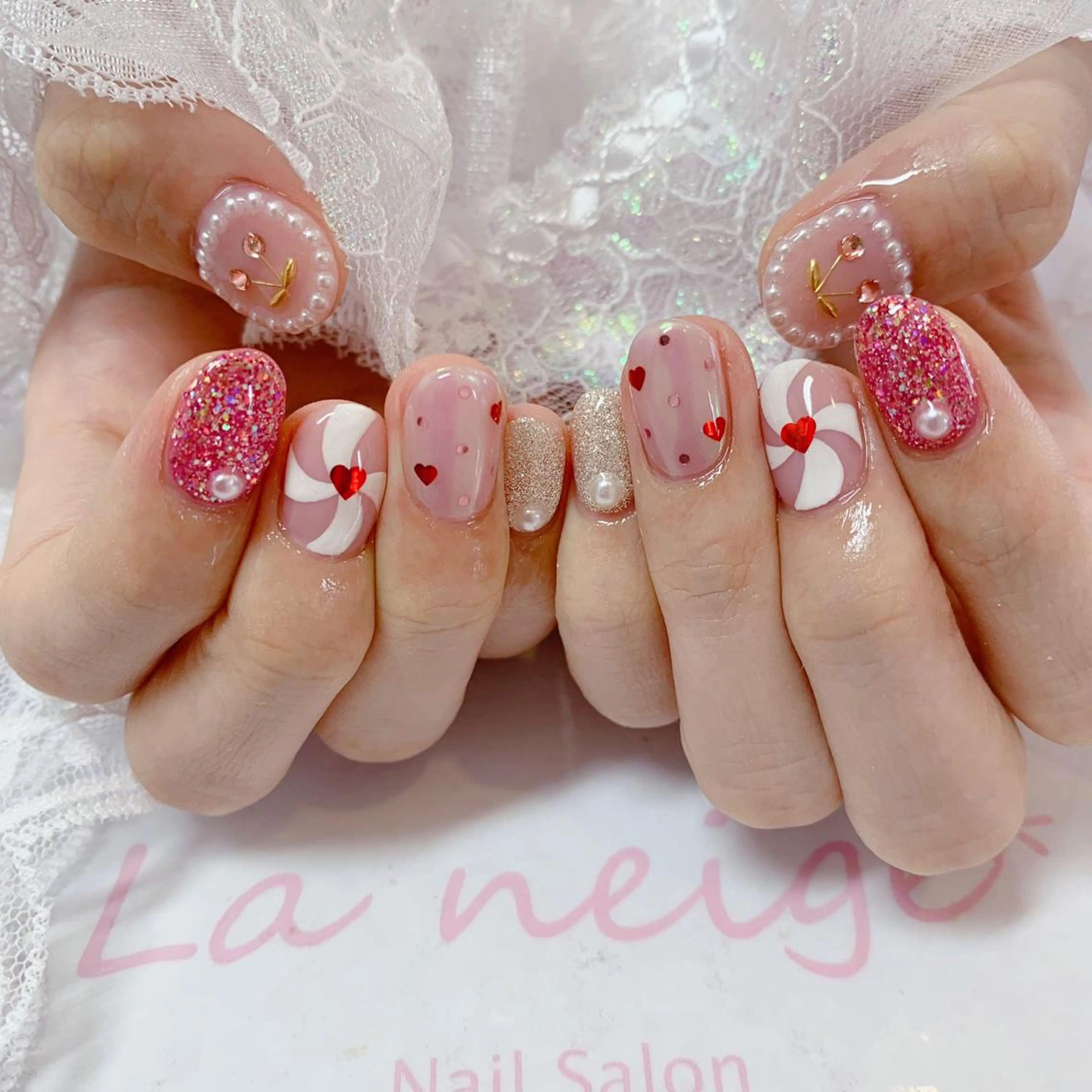 ネイル ハンドネイル La neige* yuki 🐩🌙のネイルデザイン