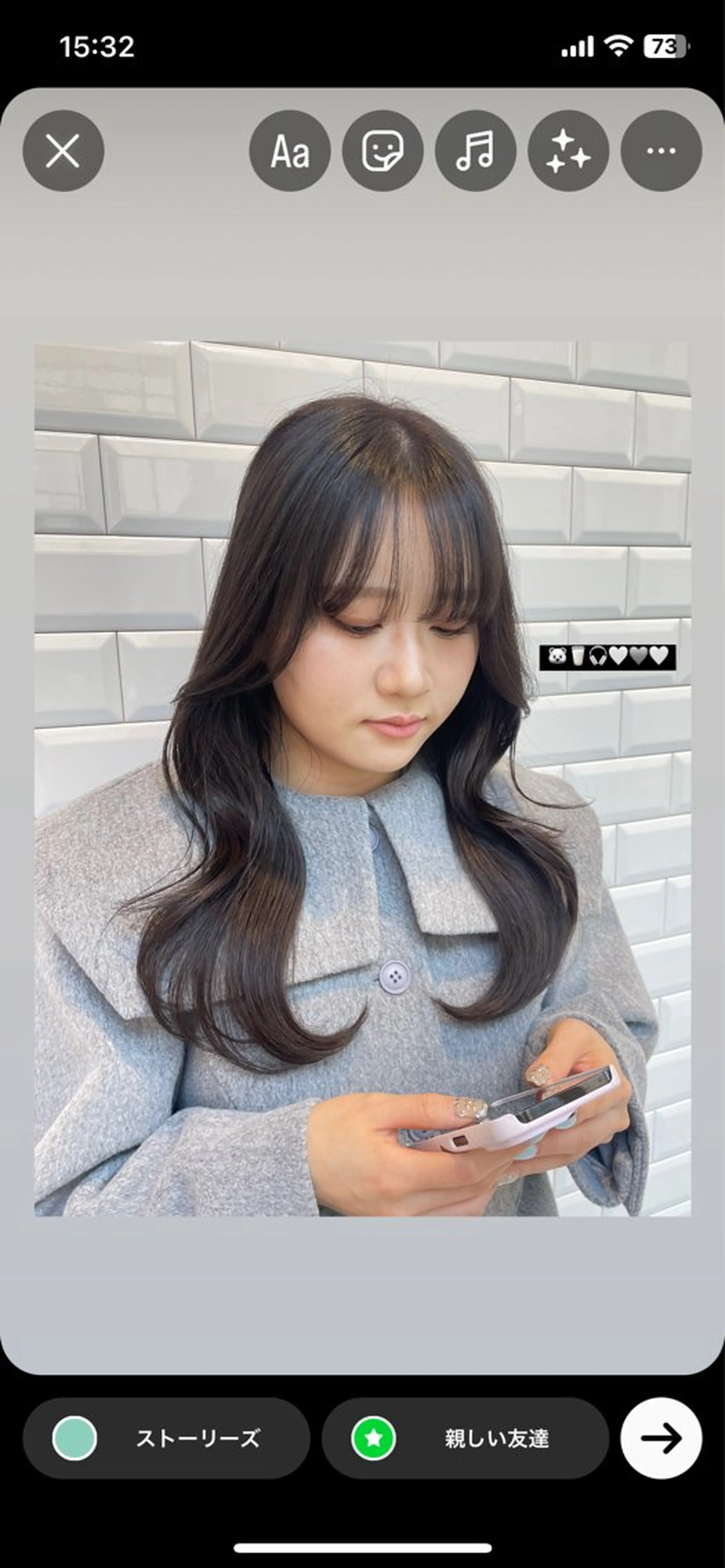 セミロング 韓国風ヘア レイヤーカット カット ヘアカラー トリートメント ❤︎︎韓国ヘア❤︎︎ 𝑺𝒉𝒊𝒉𝒐のヘアスタイル