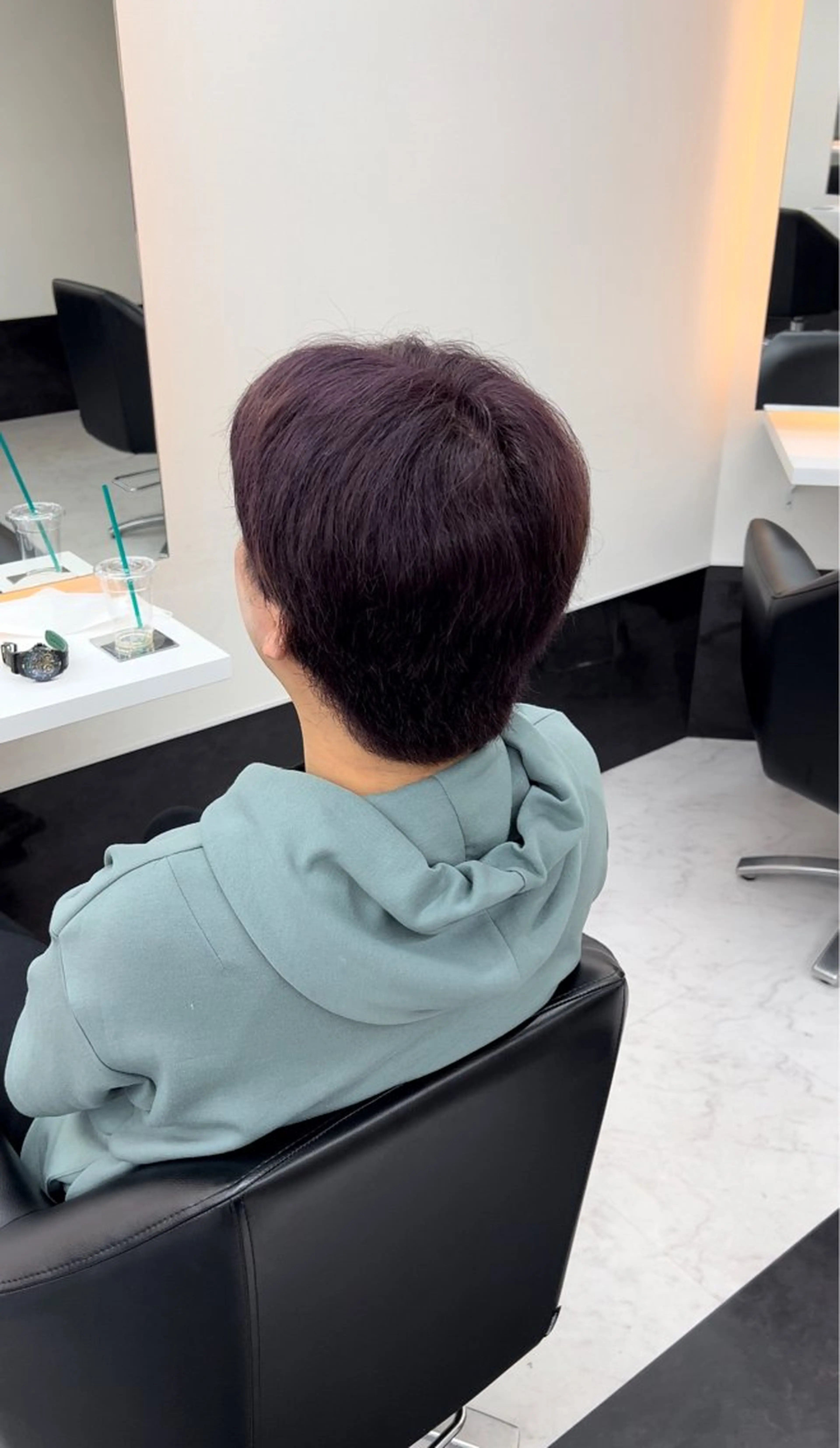 ショート カラー メンズ GRAN LUSSO 【MIHARU】のヘアスタイル