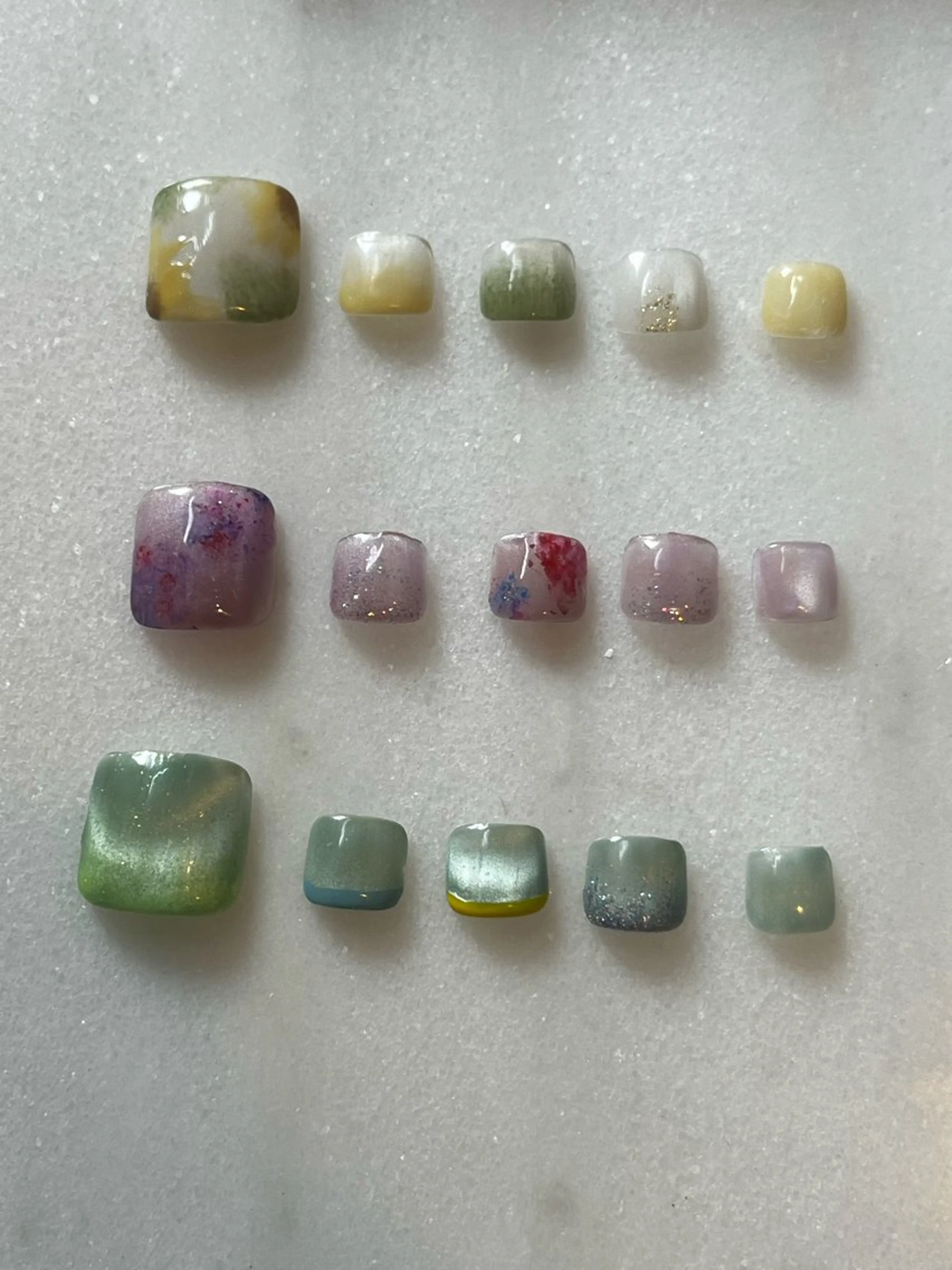 ネイル フットネイル フットネイル 〜Pearl me〜 Michiのネイルデザイン