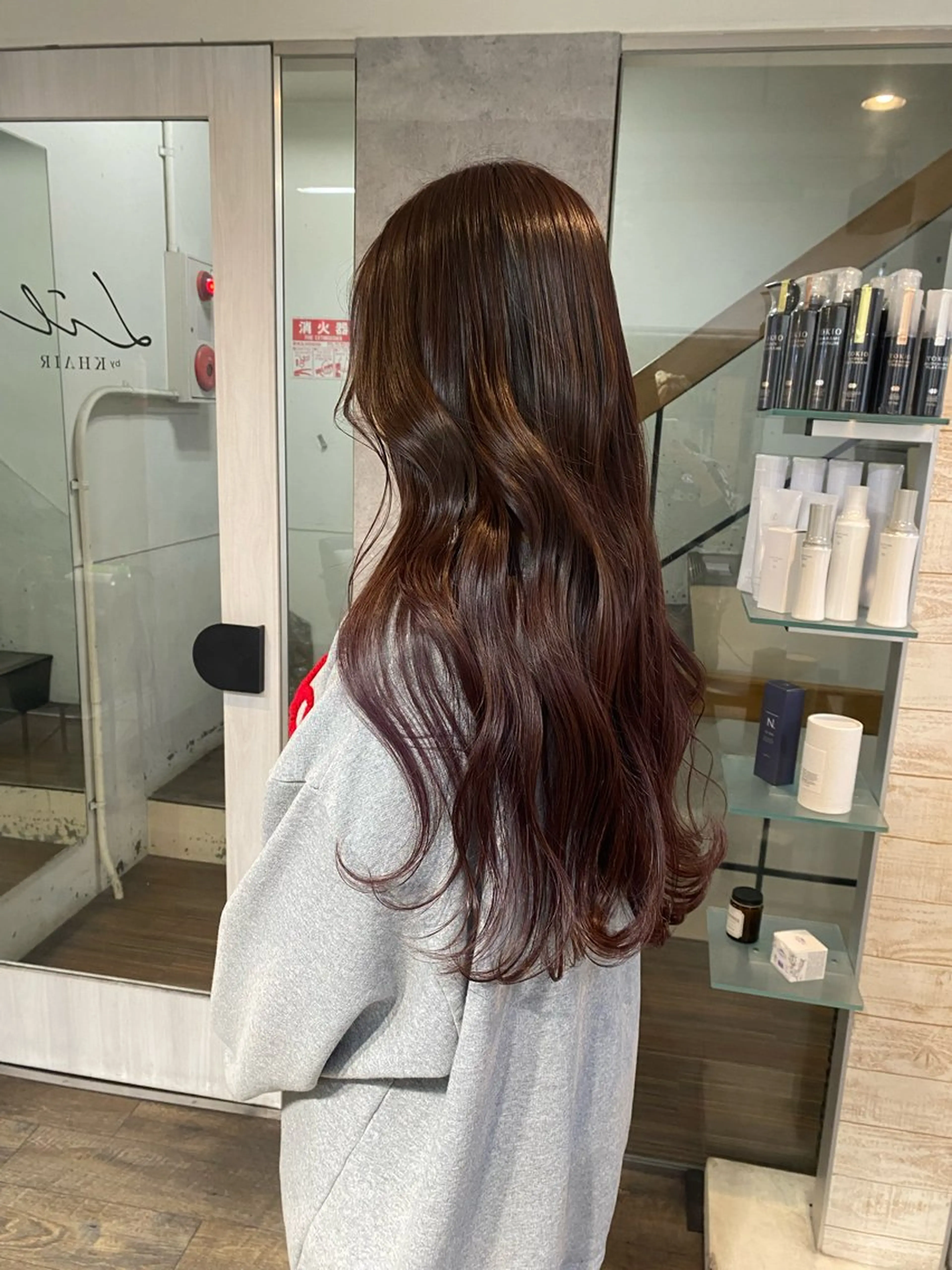 ロング カラー MIREI /韓国風 ショート/大阪美容室のヘアスタイル