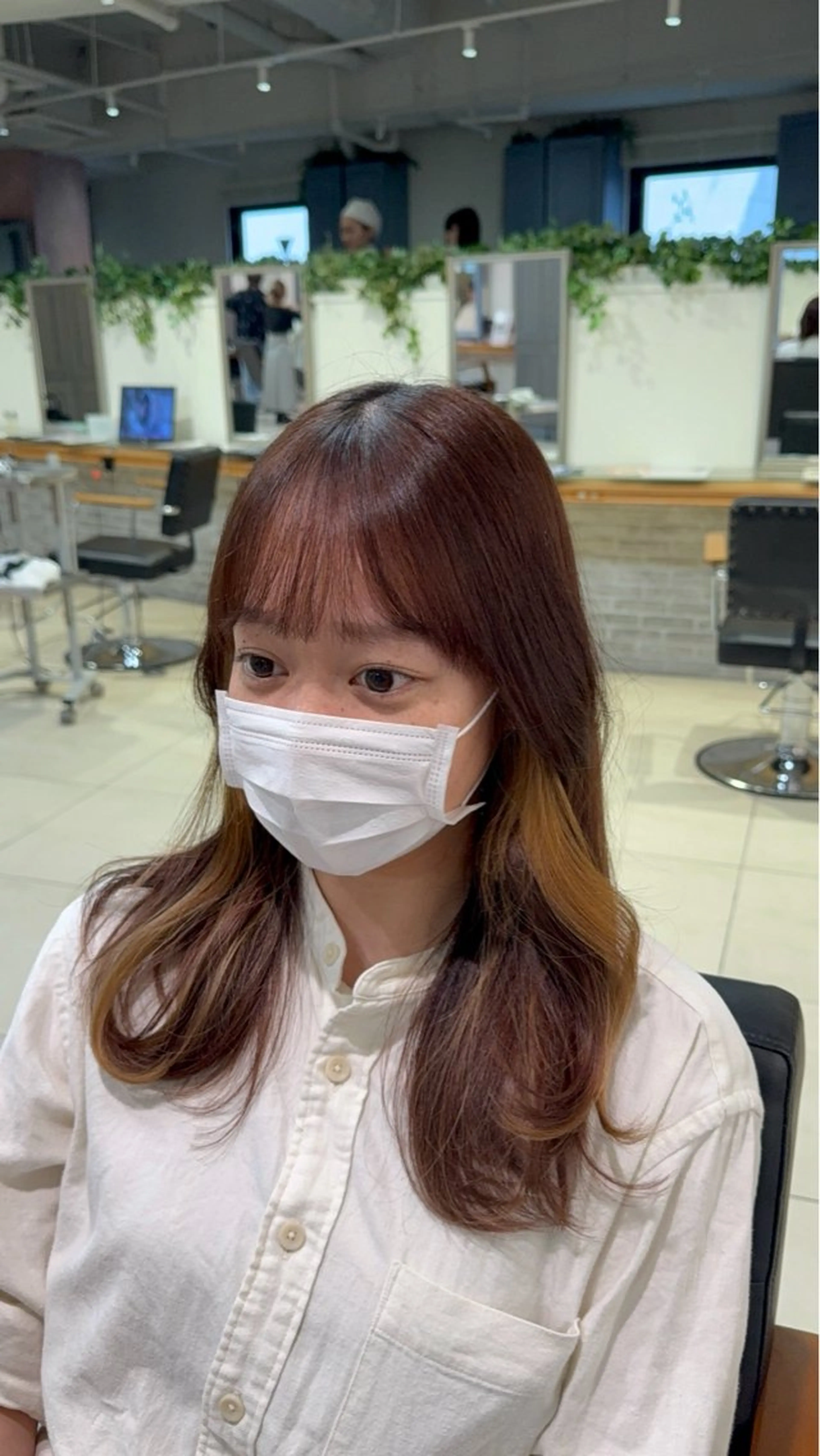 セミロング カラー トリートメント NEXTzer0 メンズカット/パーマのヘアスタイル