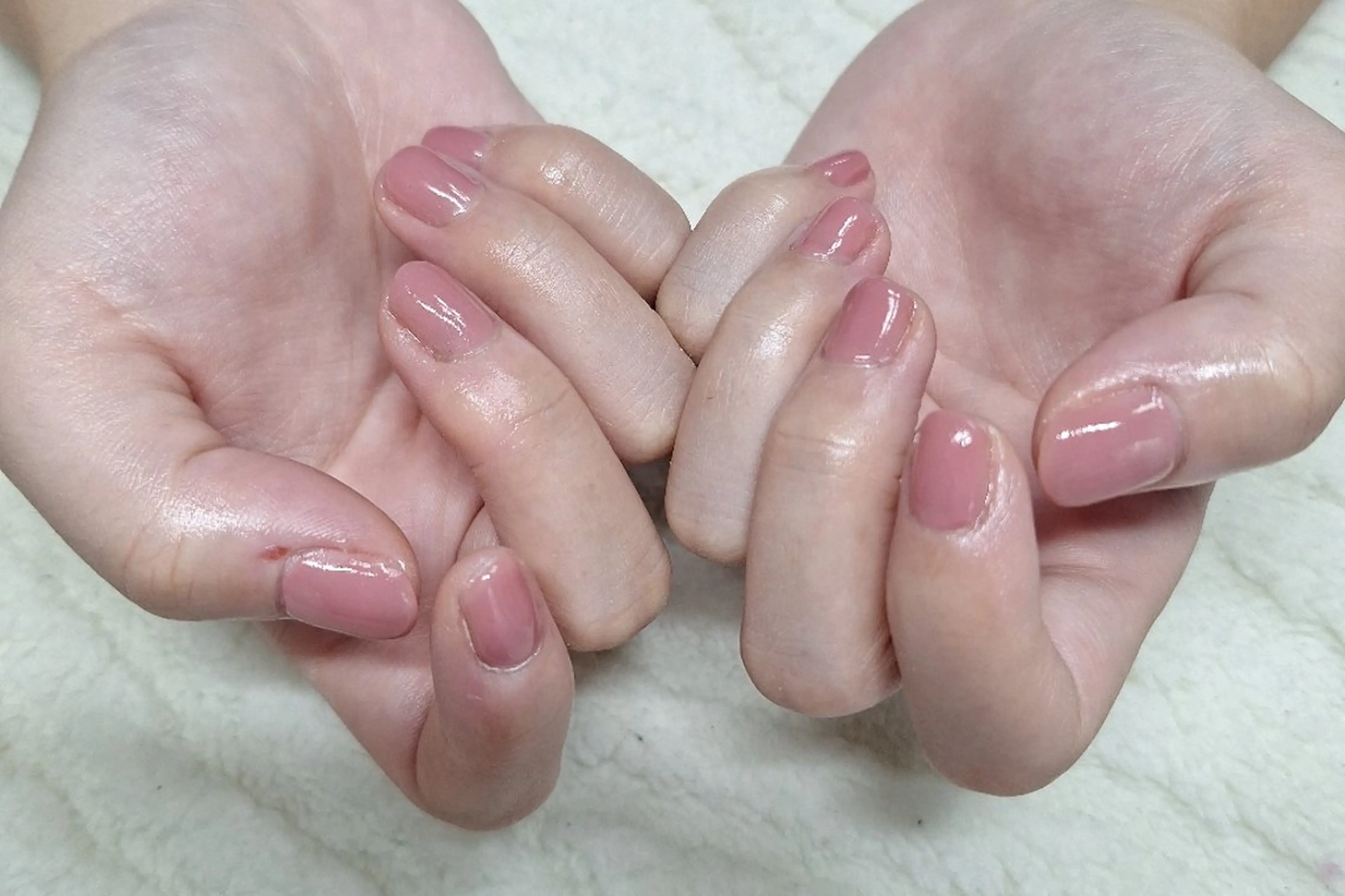 ネイル ワンカラーネイル 藤井 みなこのネイルデザイン