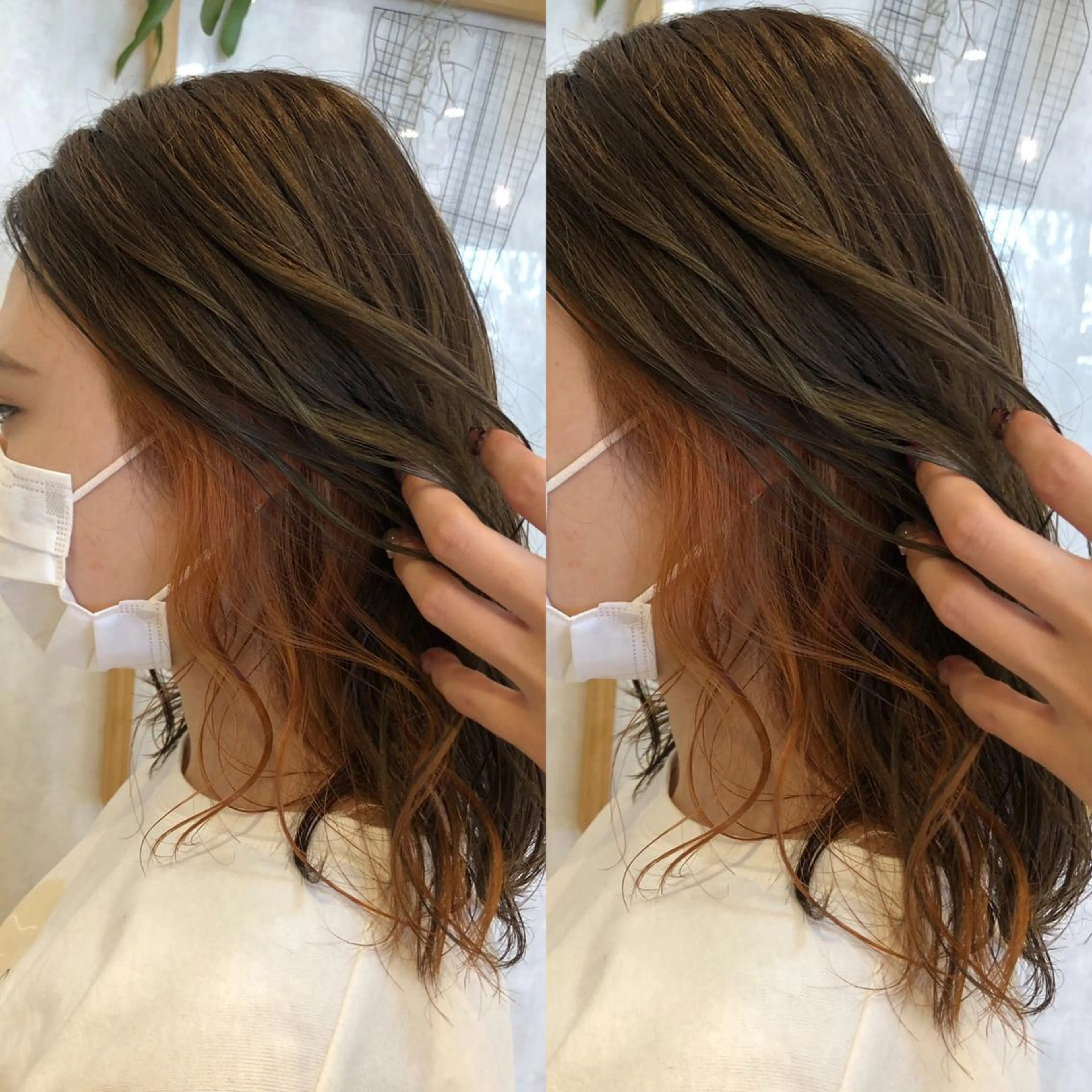 カラー mu ku.のヘアスタイル