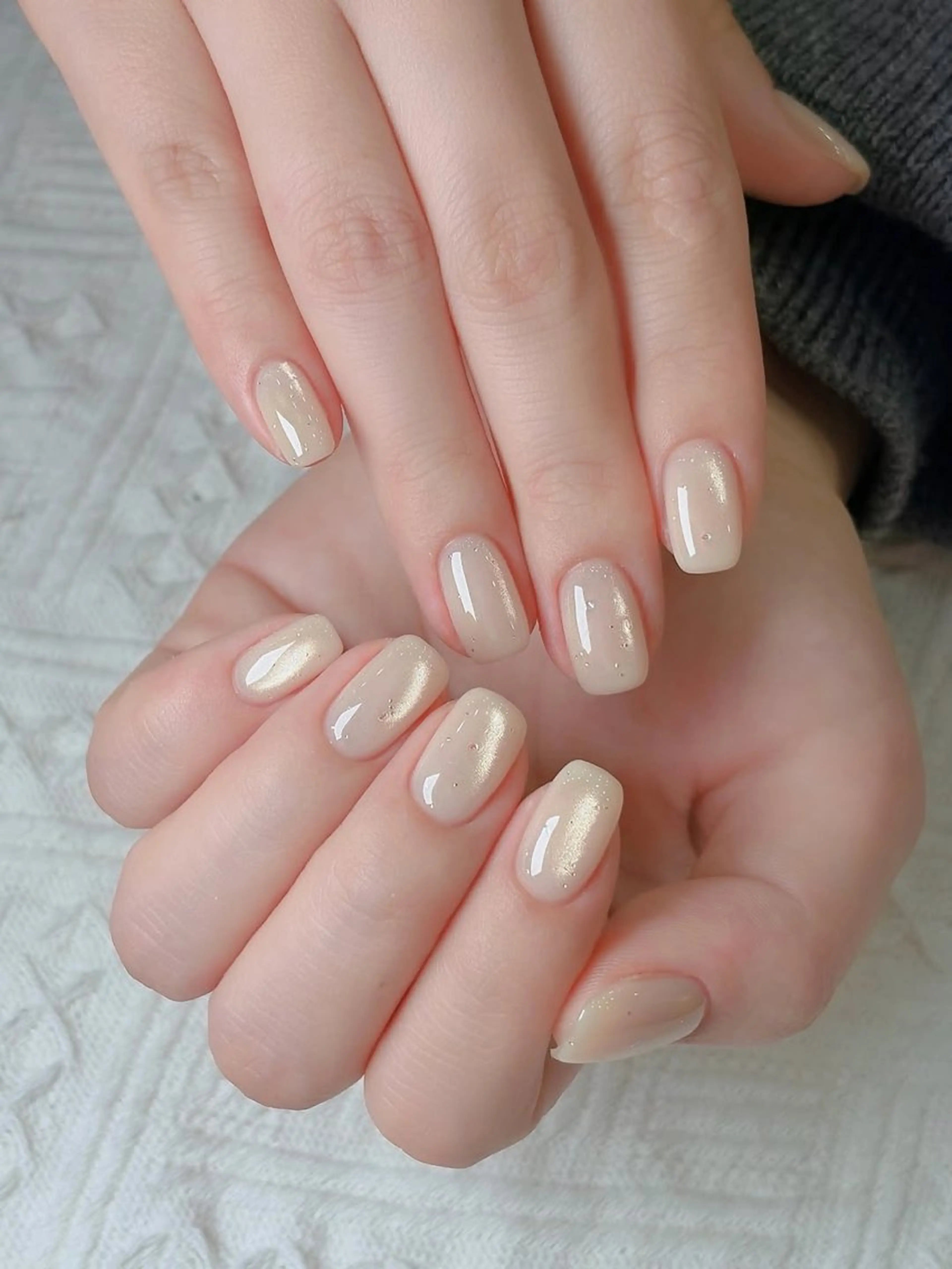 ネイル ラメ(グリッター) マグネットネイル シンプルネイル ハンドネイル ゆい ノエラネイルのネイルデザイン