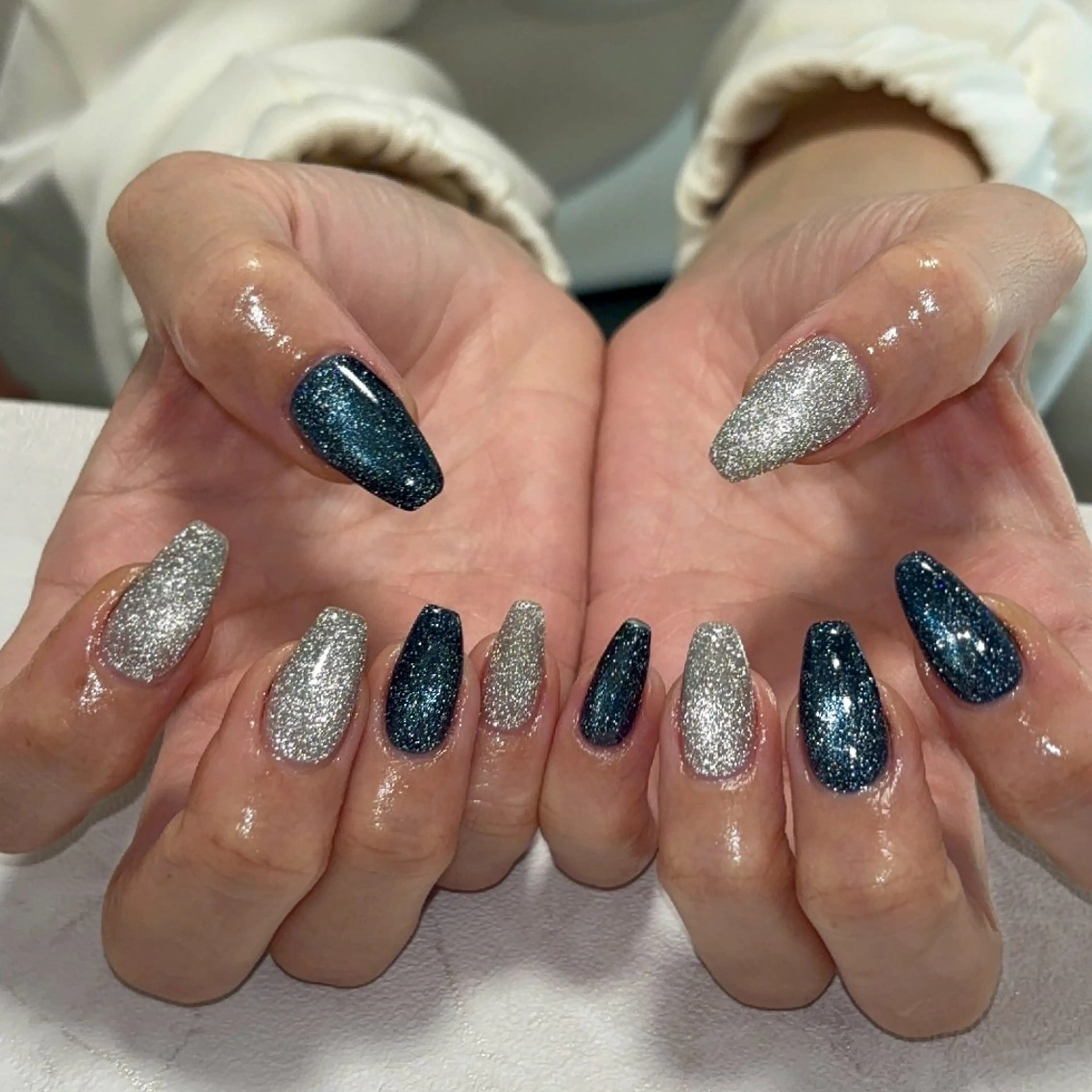 ネイル フラッシュネイル フラッシュマグ ハンドネイル I'S nail 佐野のネイルデザイン