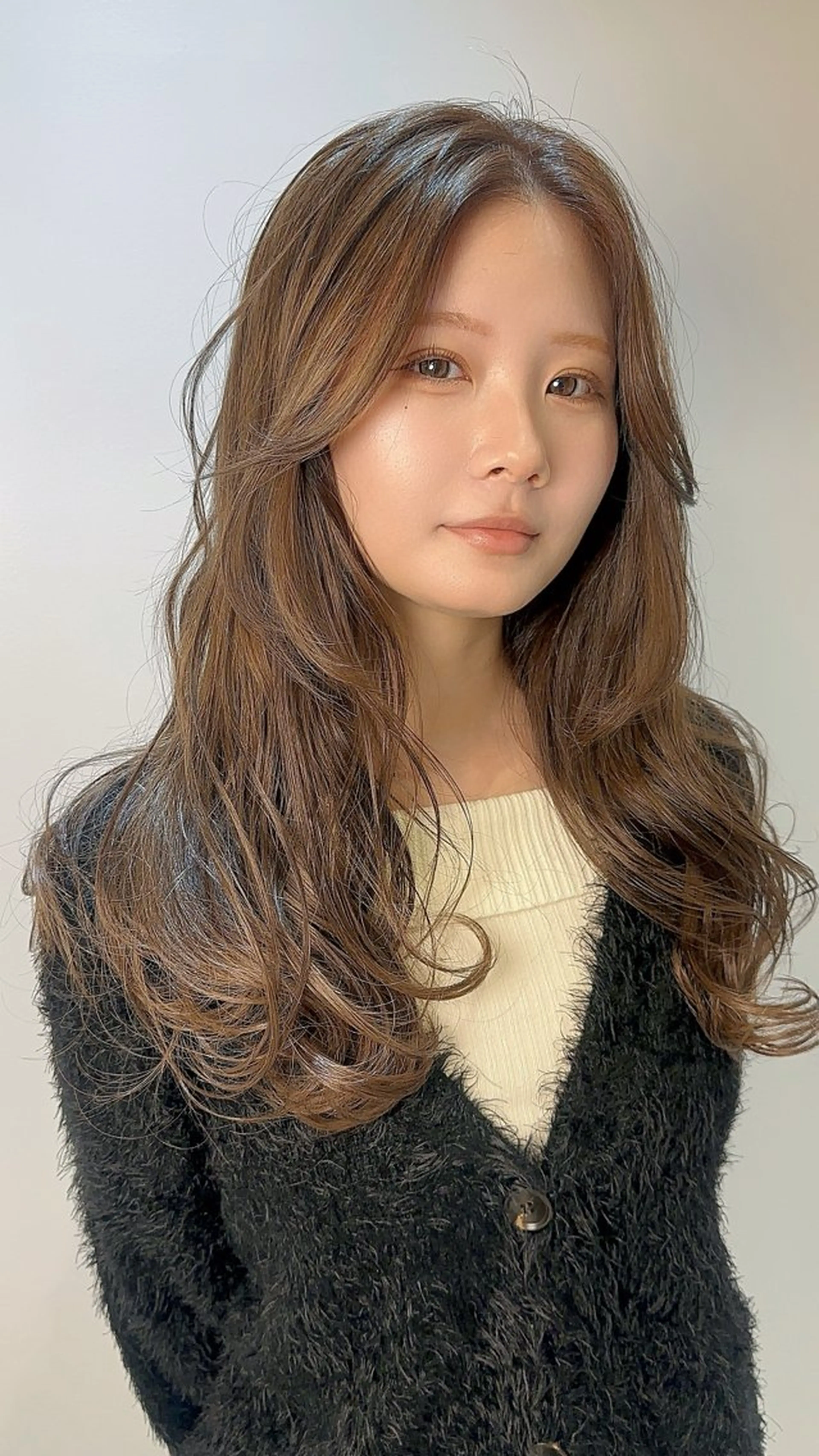 ロング カラー 韓国風ヘア レイヤーカット カット ヘアカラー 髪質改善/縮毛矯正 /レイヤー岡部のヘアスタイル