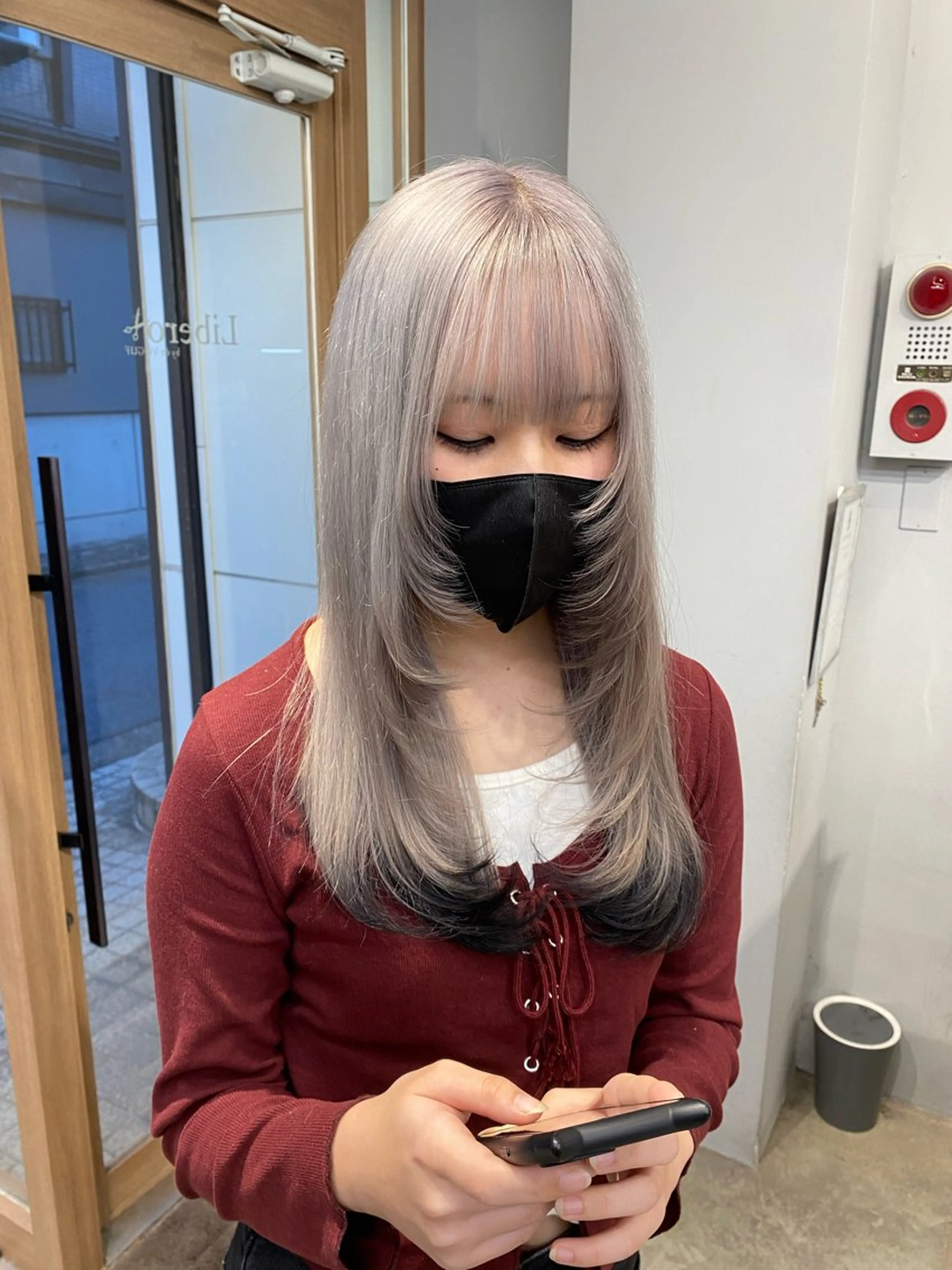 ロング カラー 🐾Libero🐾 柏　KONOMIのヘアスタイル