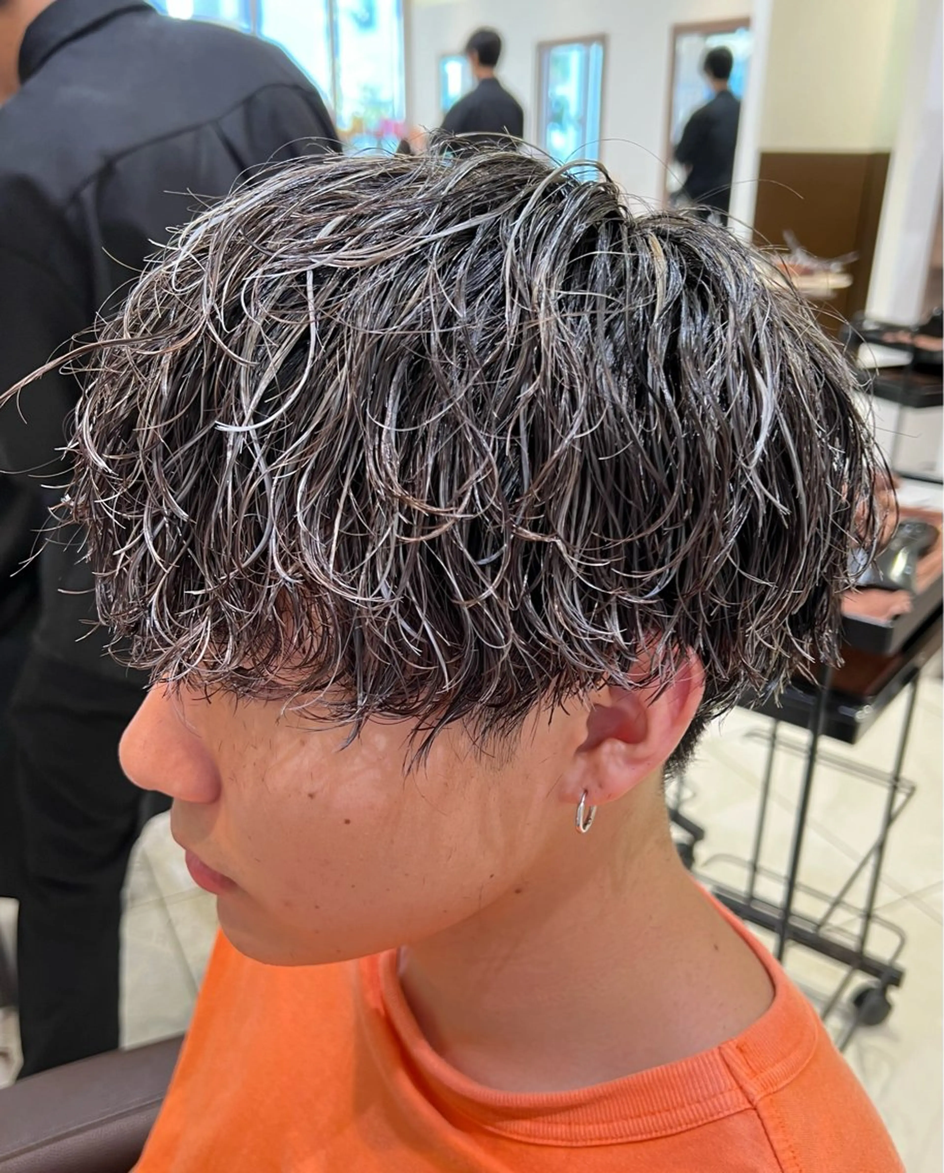 パーマ メンズ カット パーマ メンズ似合わせ特化/ 縮毛矯正/佐野友尉のヘアスタイル