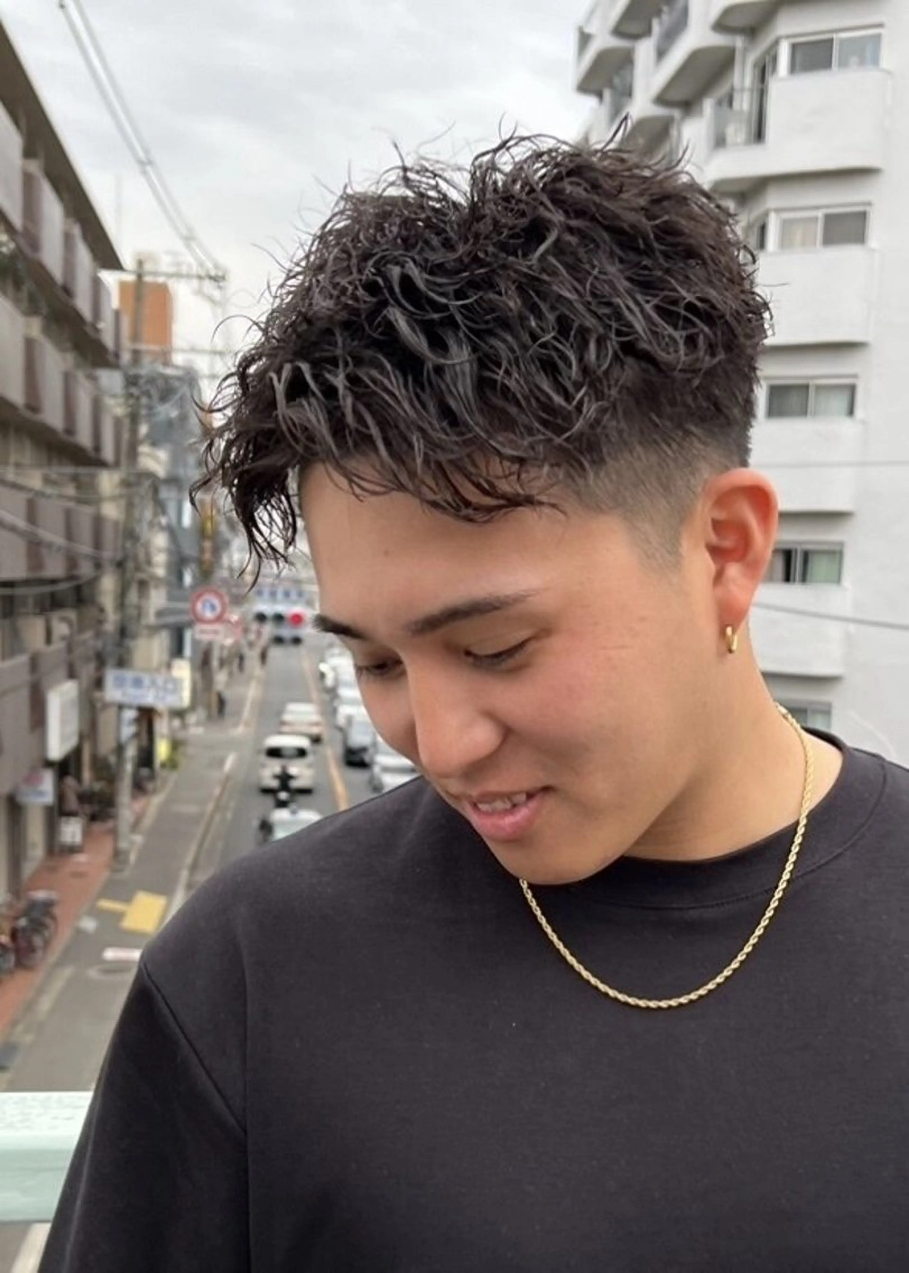 パーマ メンズ メンズ特化 美容師misakiのヘアスタイル