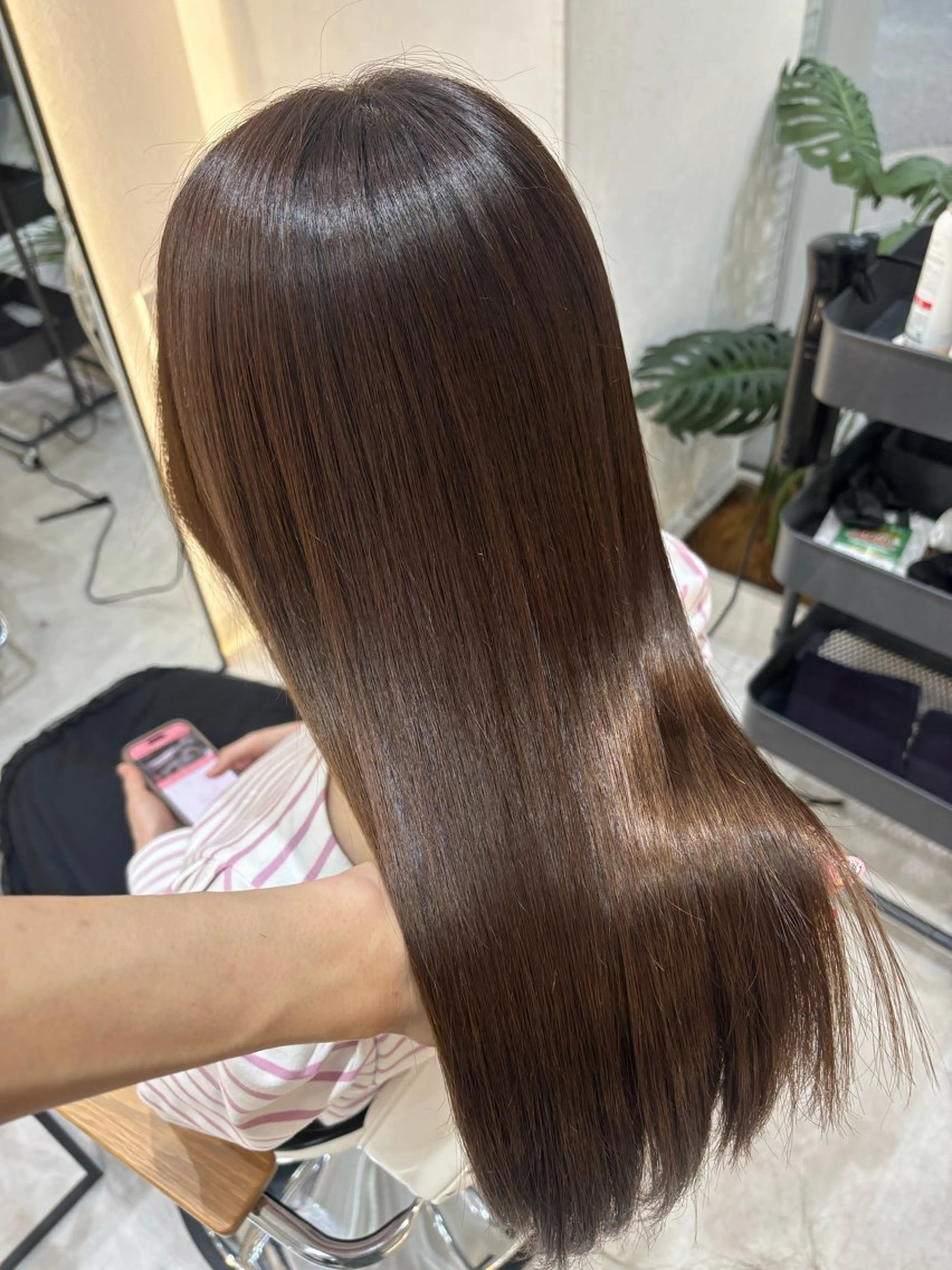 ロング カット トリートメント タカト/レイヤー /流行ヘア/髪質改善のヘアスタイル