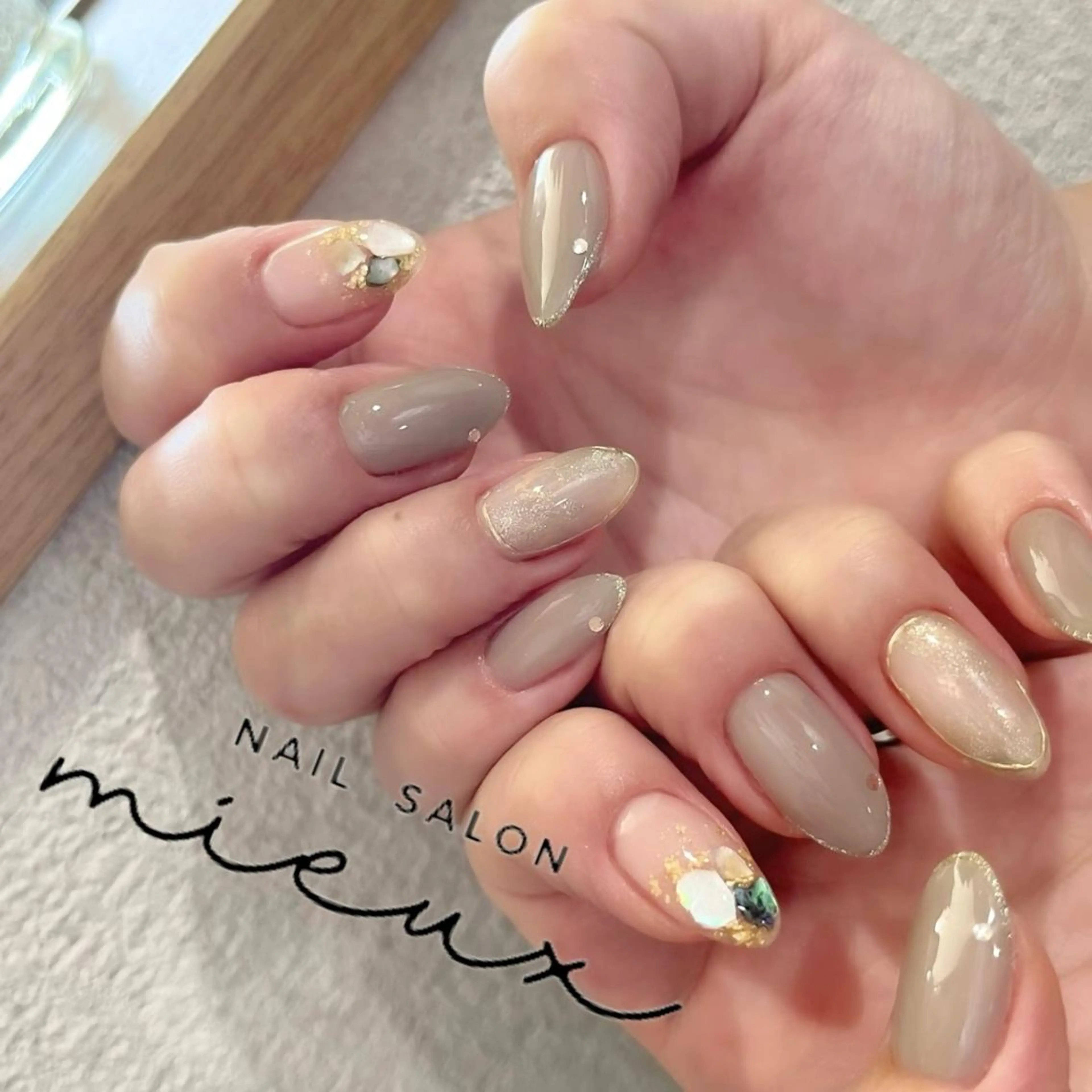 ネイル ハンドネイル nailsalon mieuxのネイルデザイン
