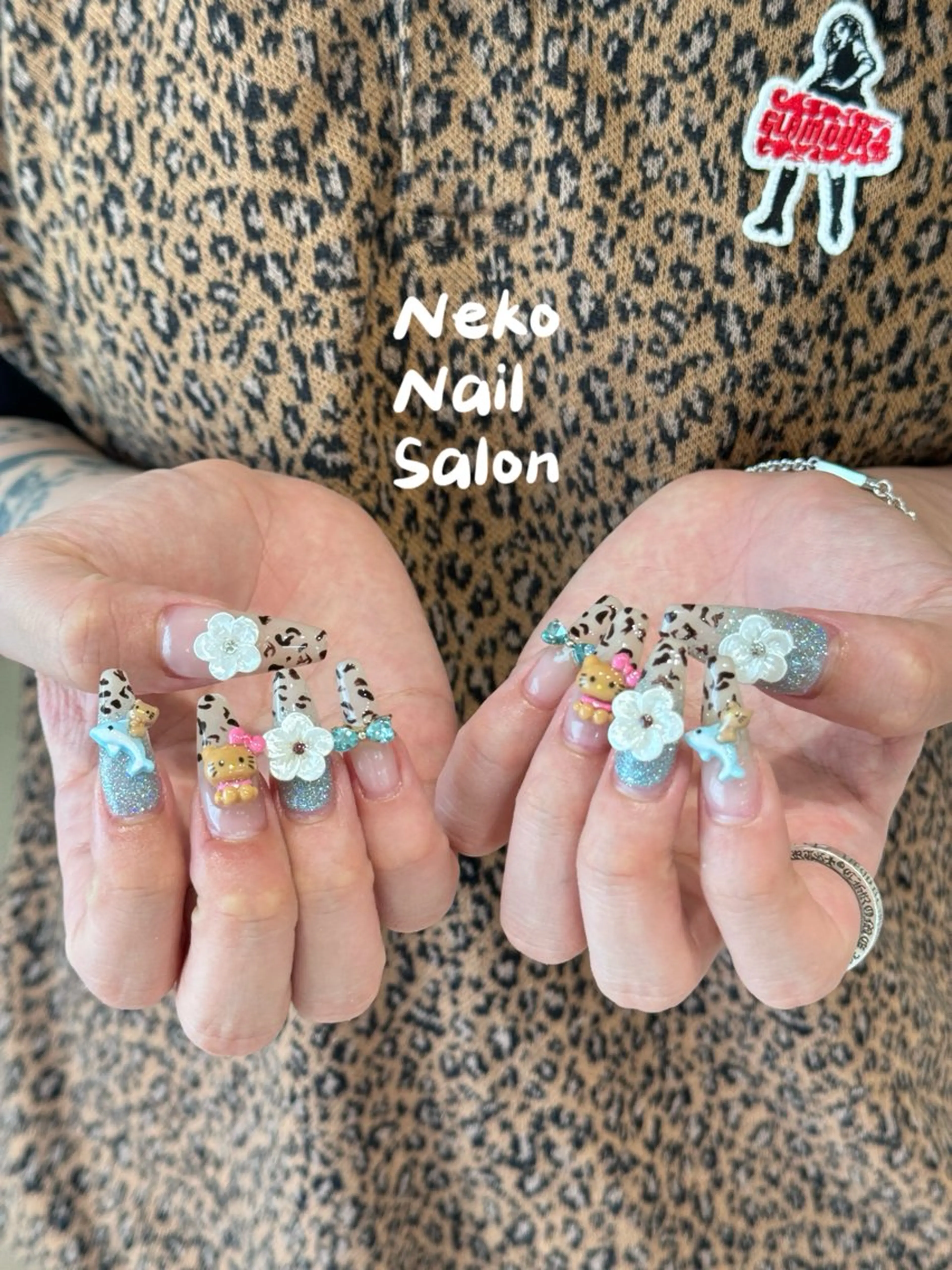 ネイル 夏ネイル neko nailのネイルデザイン