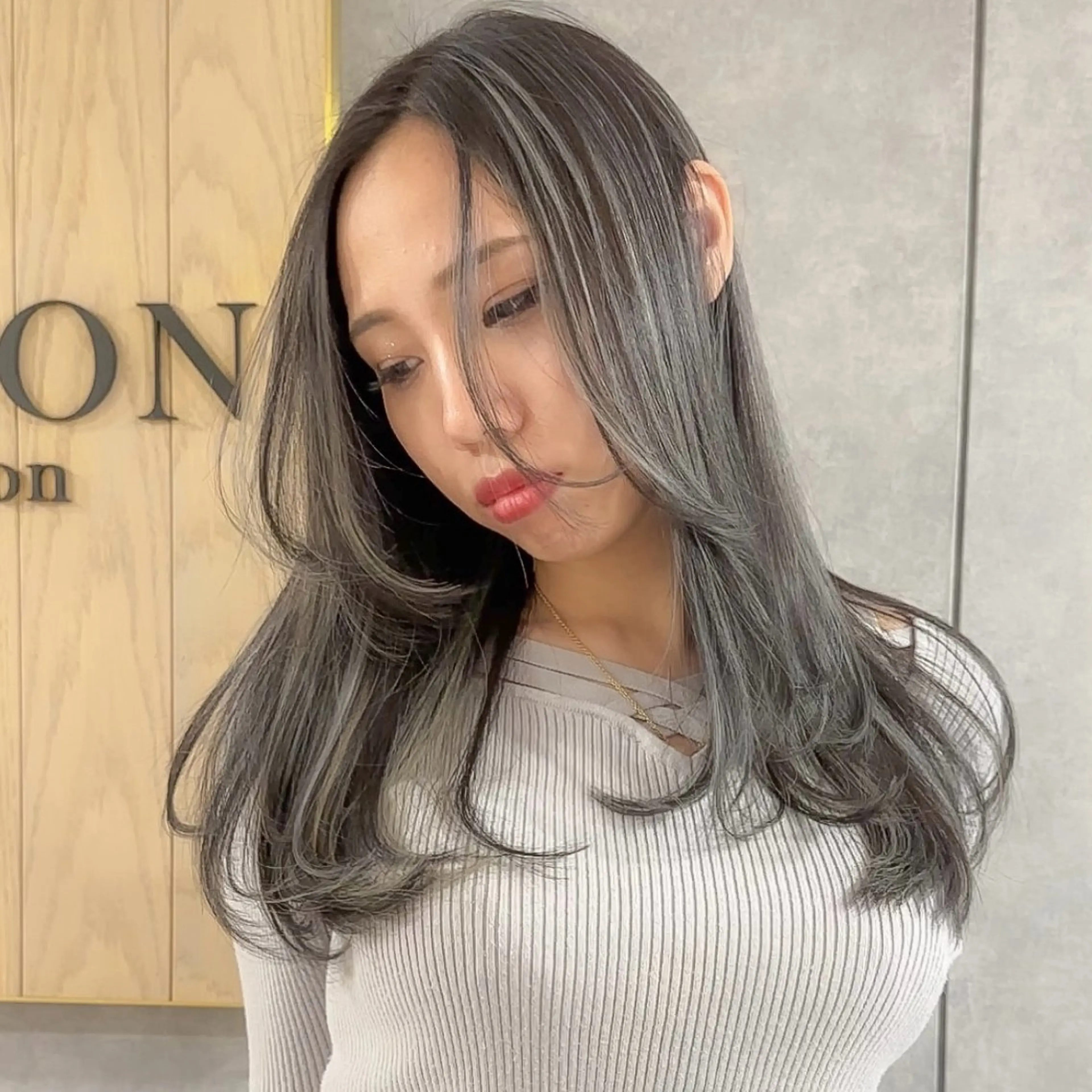 ロング カラー ハイライトカラー ハイライト レイヤーカット 色気/ボブ/ショート Genkiのヘアスタイル