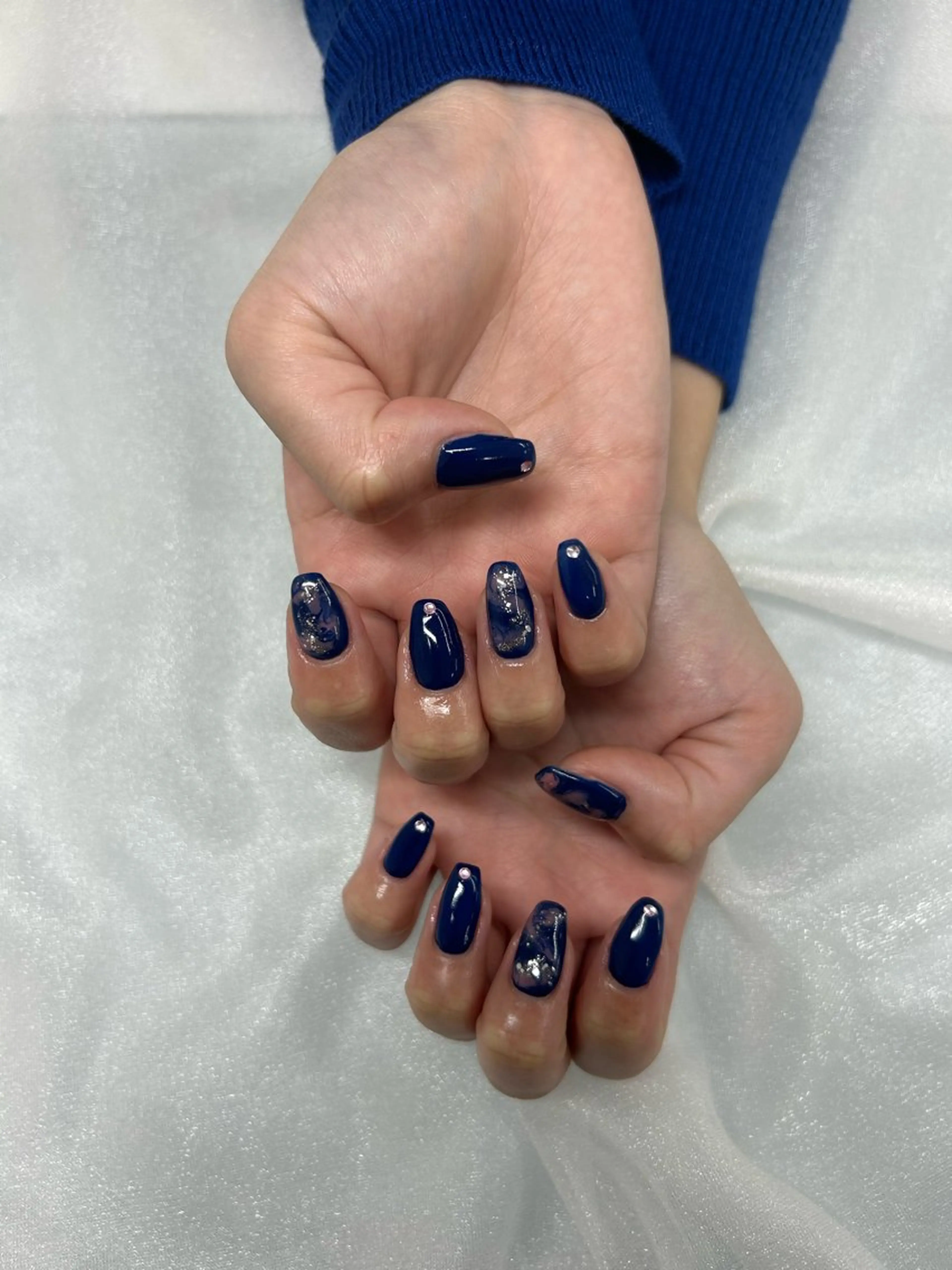 ネイル シンプルネイル 加藤 楓子のネイルデザイン