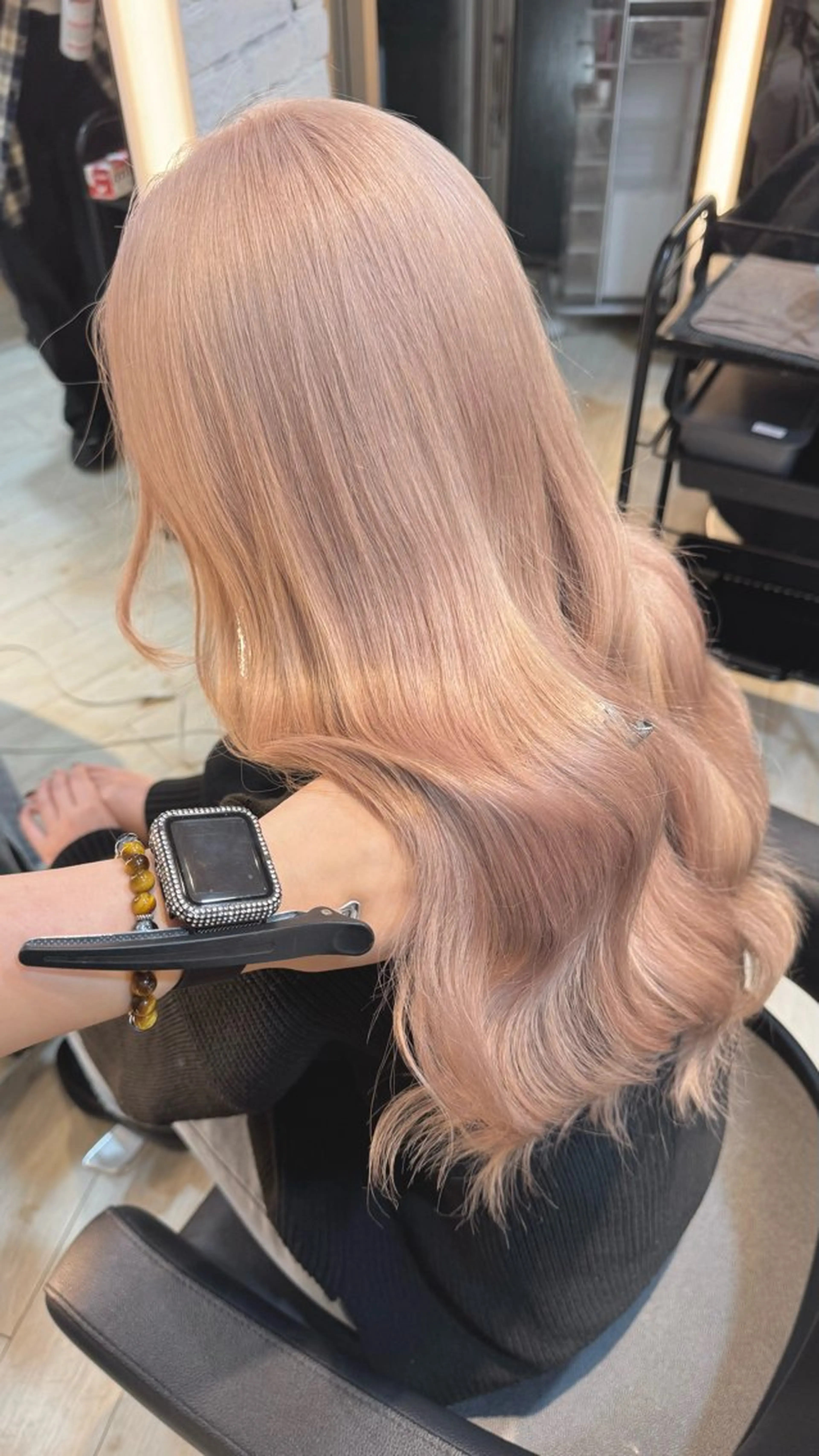 ロング カラー カット ヘアカラー トリートメント rinko/メンズ/ ブリーチカラー/栄のヘアスタイル