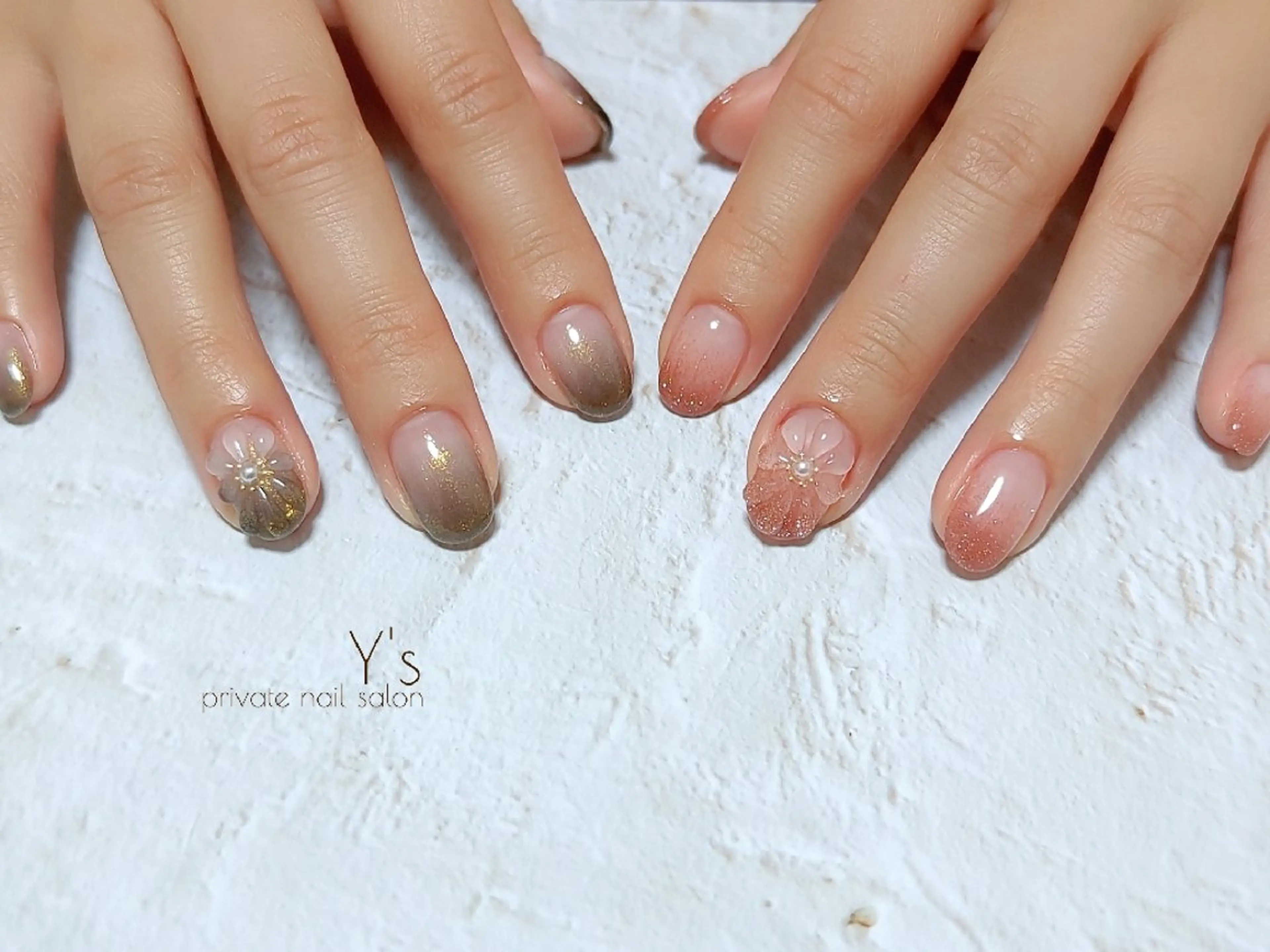 ネイル グラデーション ハンドネイル YUMI NAGAI  のネイルデザイン