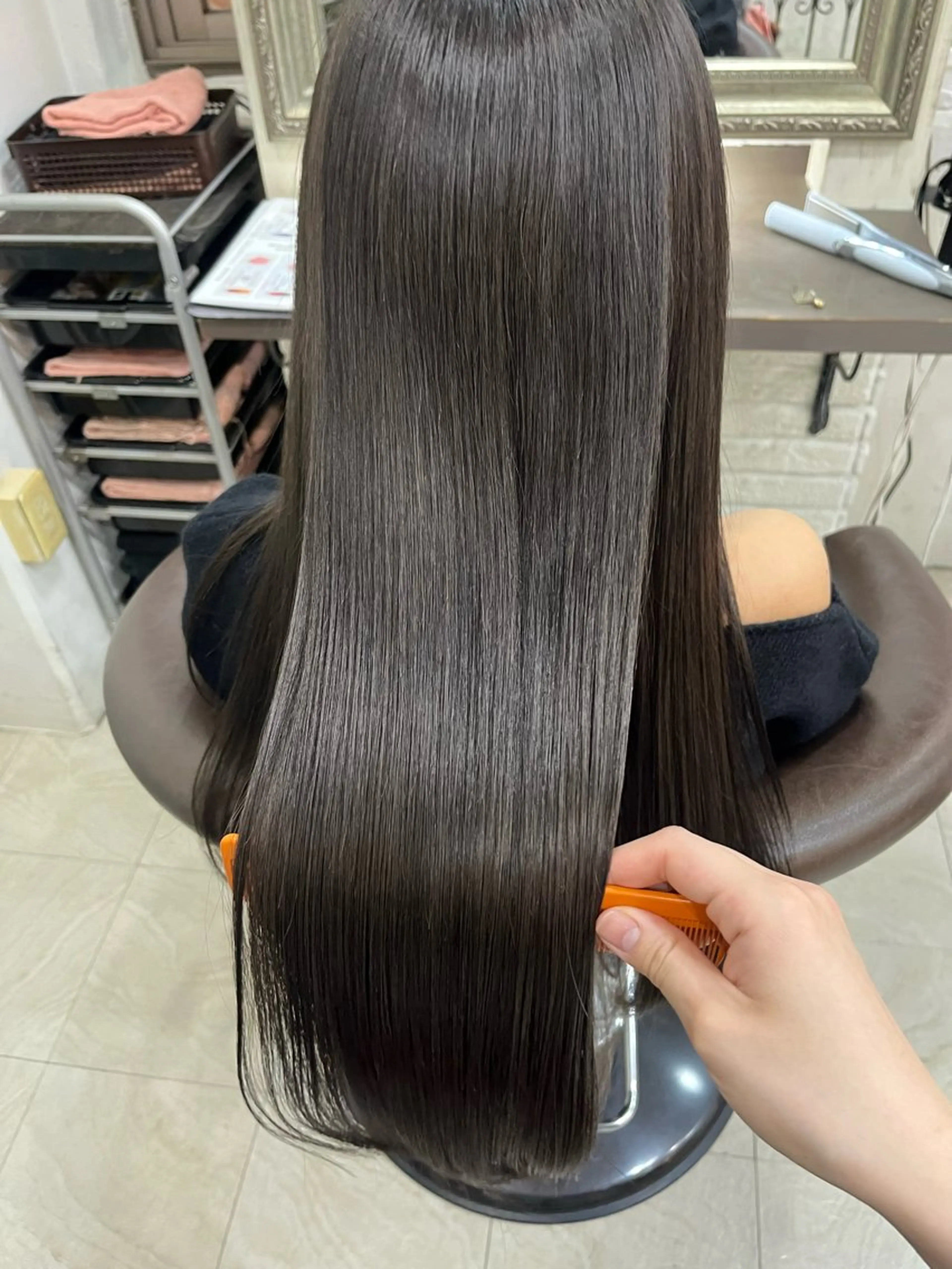 ロング トリートメント カット トリートメント 兒玉/暖色系🌹✨ 髪質改善🫧のヘアスタイル