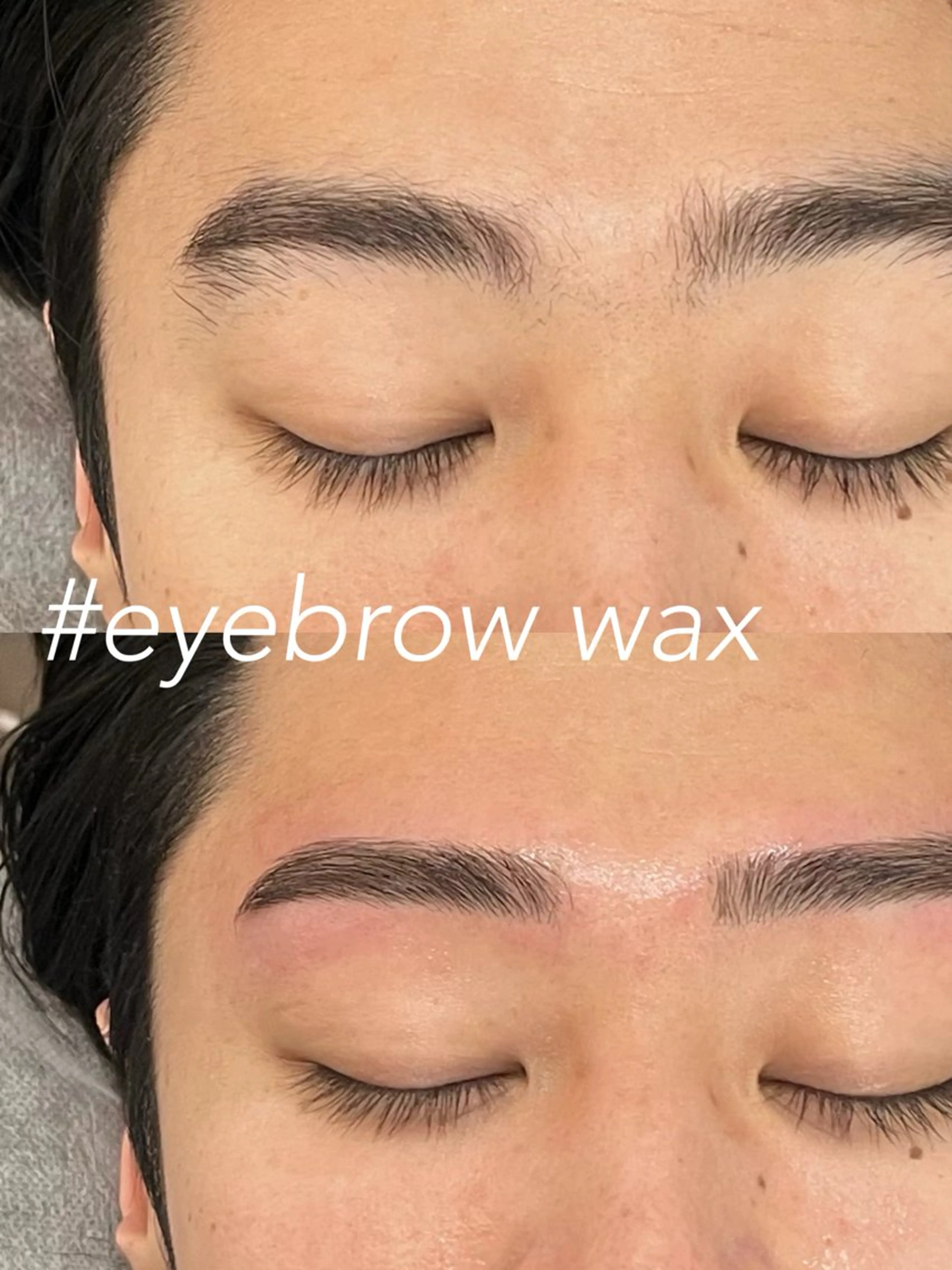 口コミ投稿】似合わせ診断+WAX脱毛+カット+毛抜き+間引き/メンズ眉毛の写真