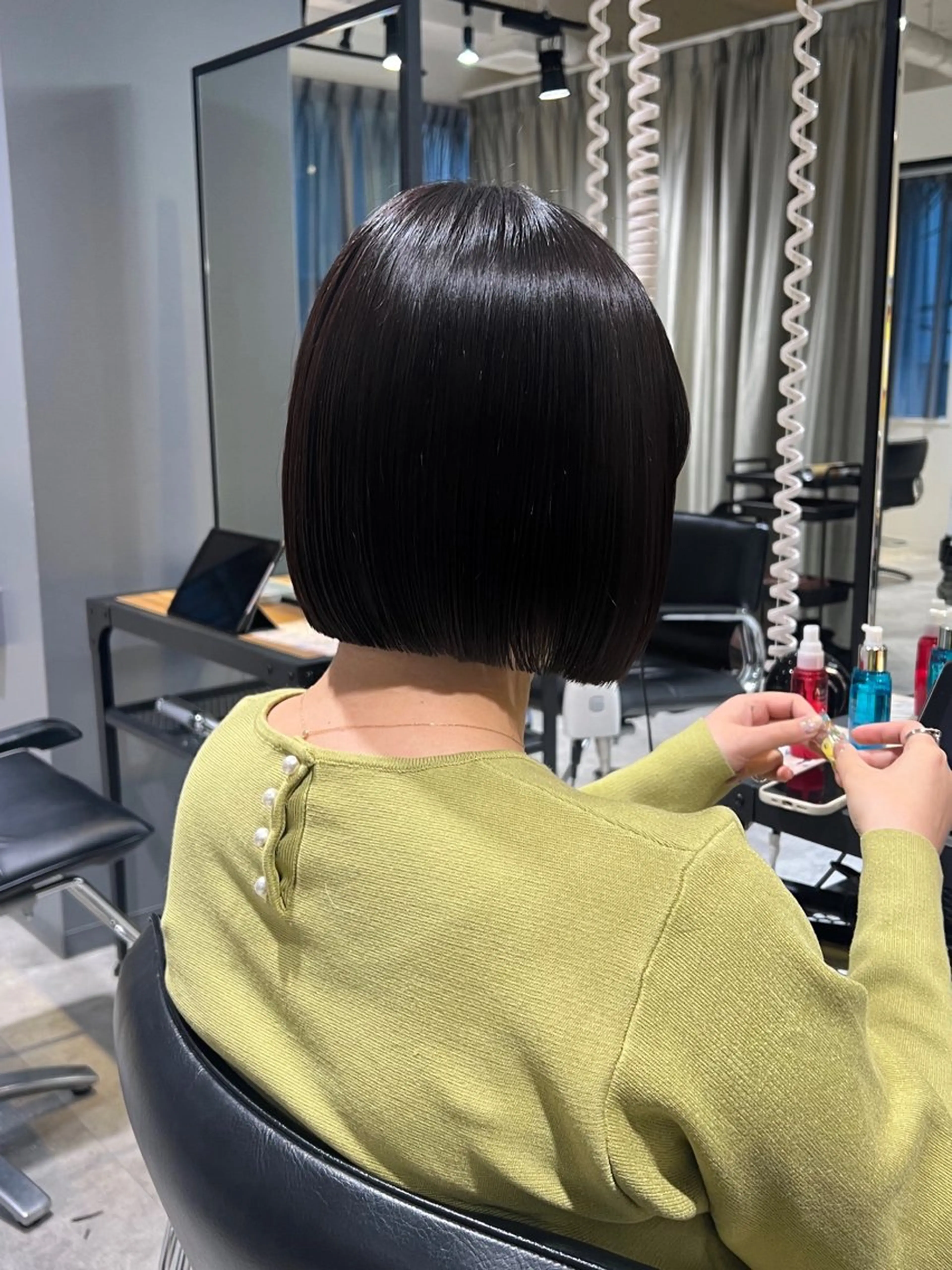 ショート ボブ 重里 瑠花のヘアスタイル