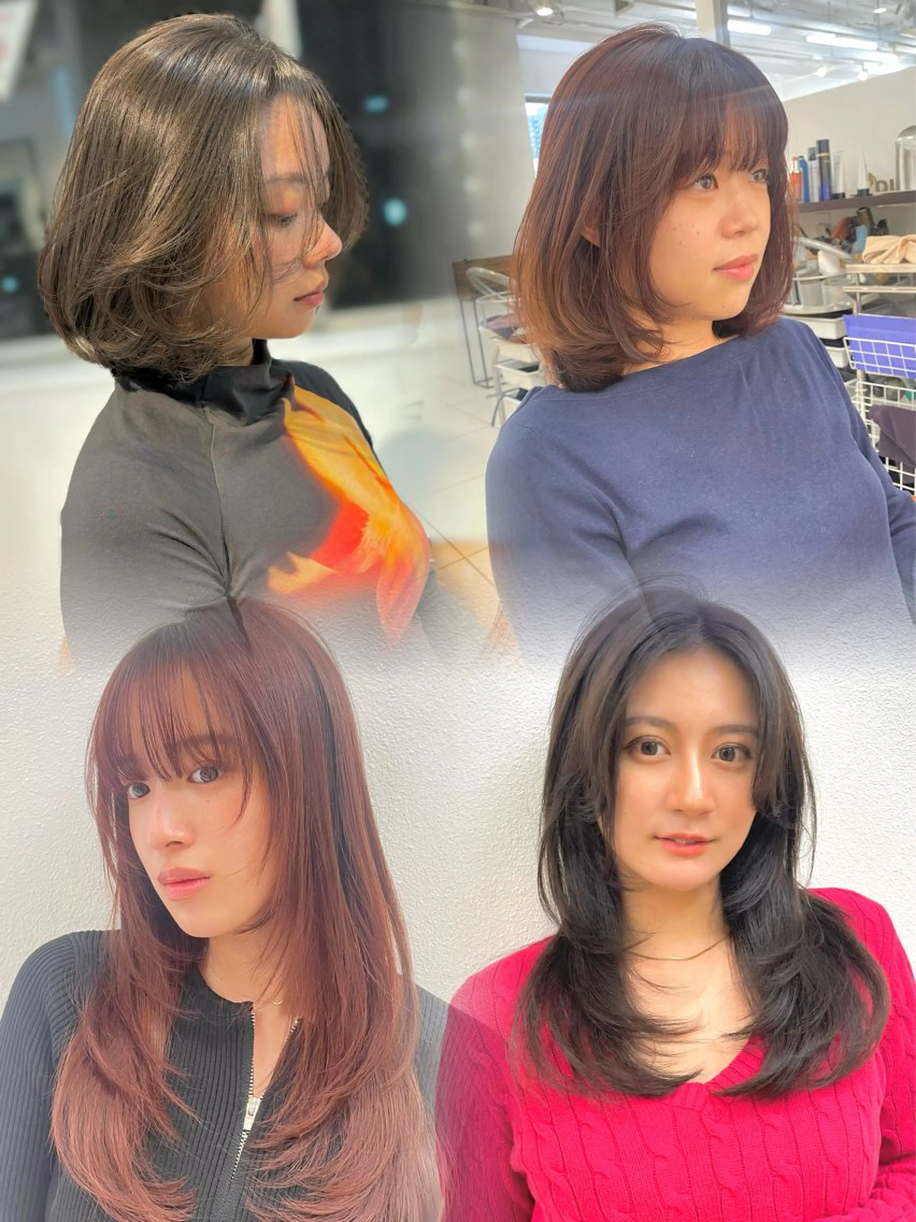 🫧ミニモ限定🫧似合わせレイヤーカット💕（ボブ・ミディアム・ロング）の写真