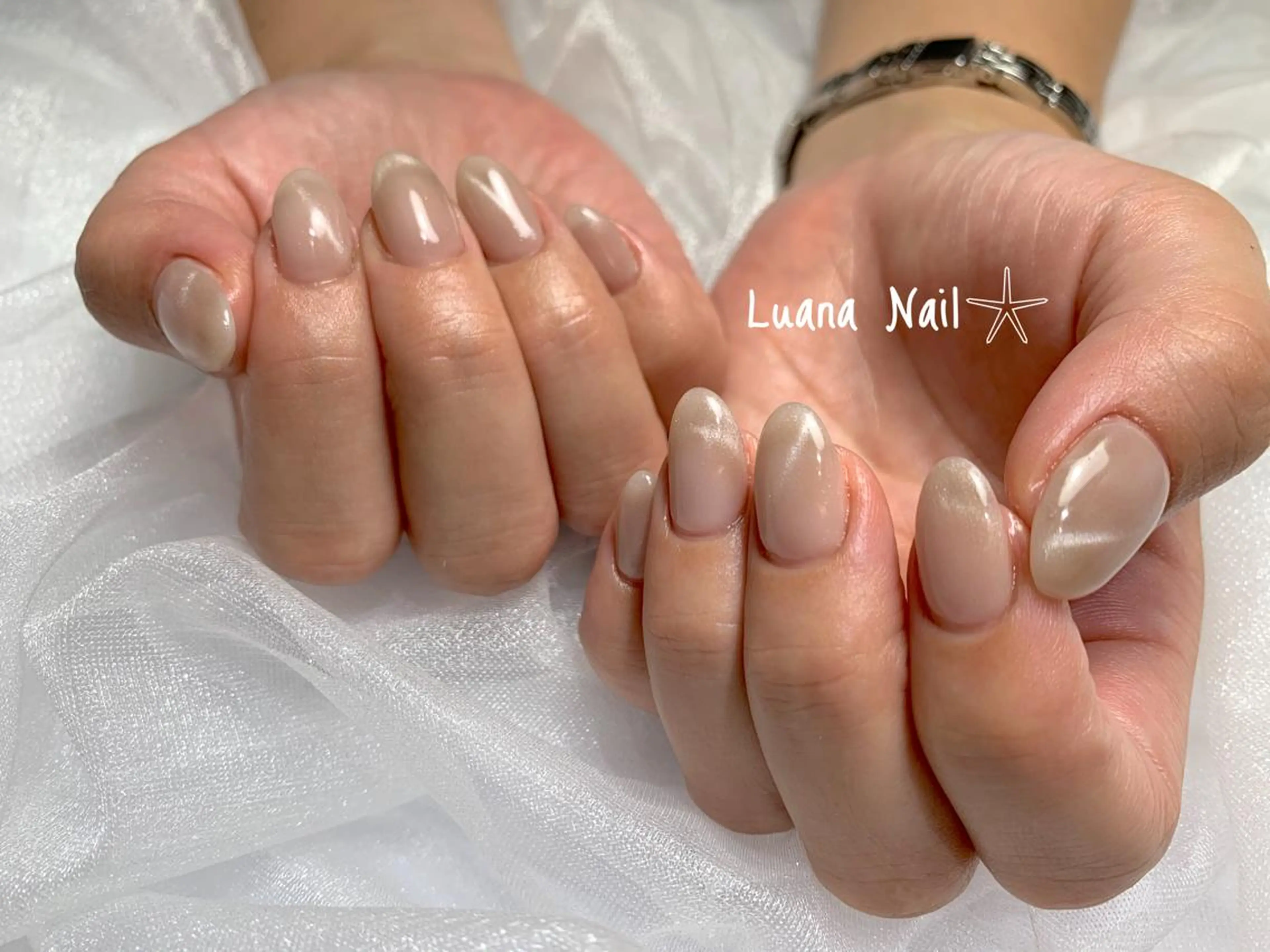 ネイル マグネットネイル ハンドネイル BeauJu by Luana Nailのネイルデザイン