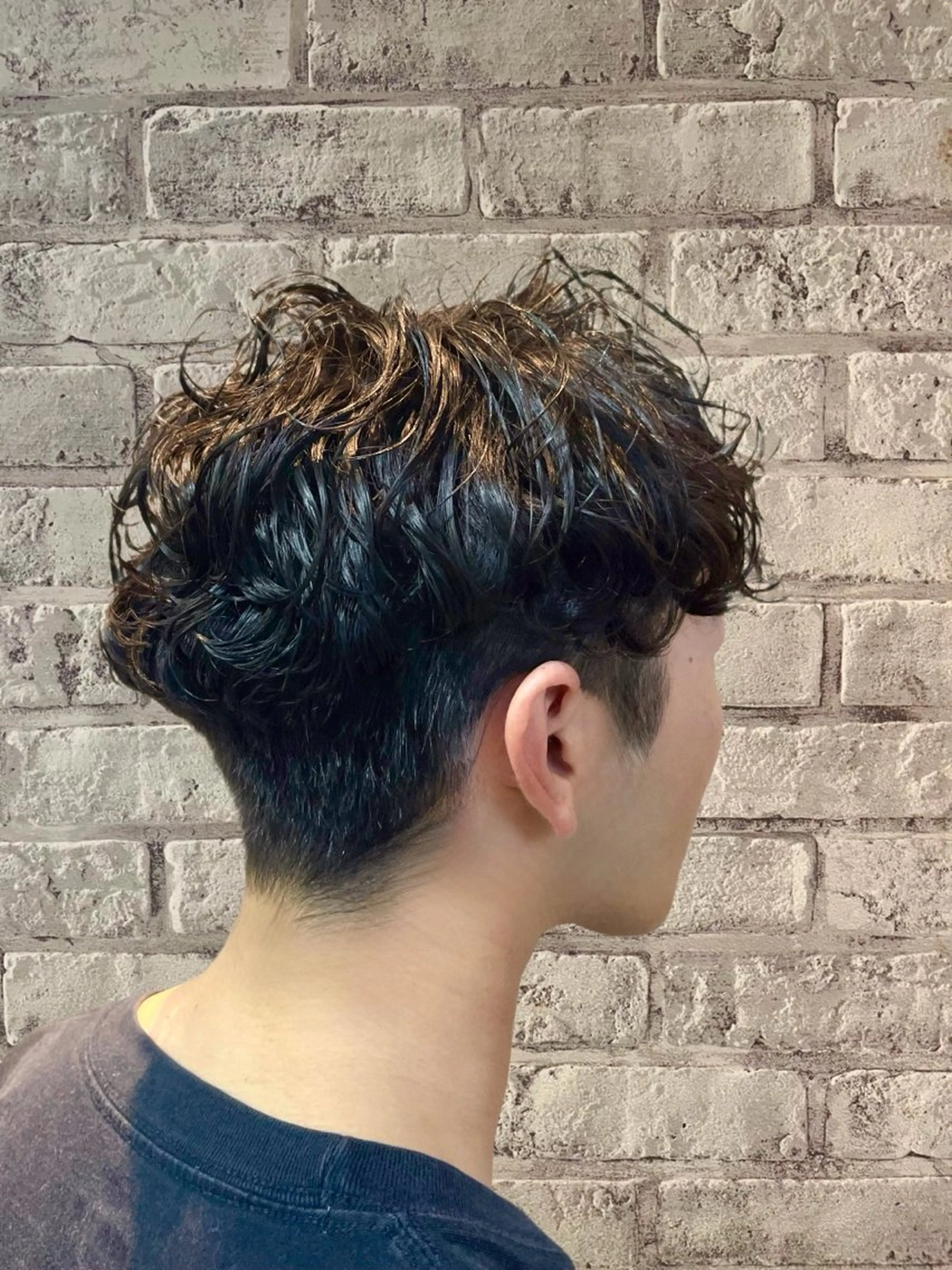ショート パーマ メンズ Men's特化 ✂️ 垢抜けパーマ/宮澤蓮のヘアスタイル
