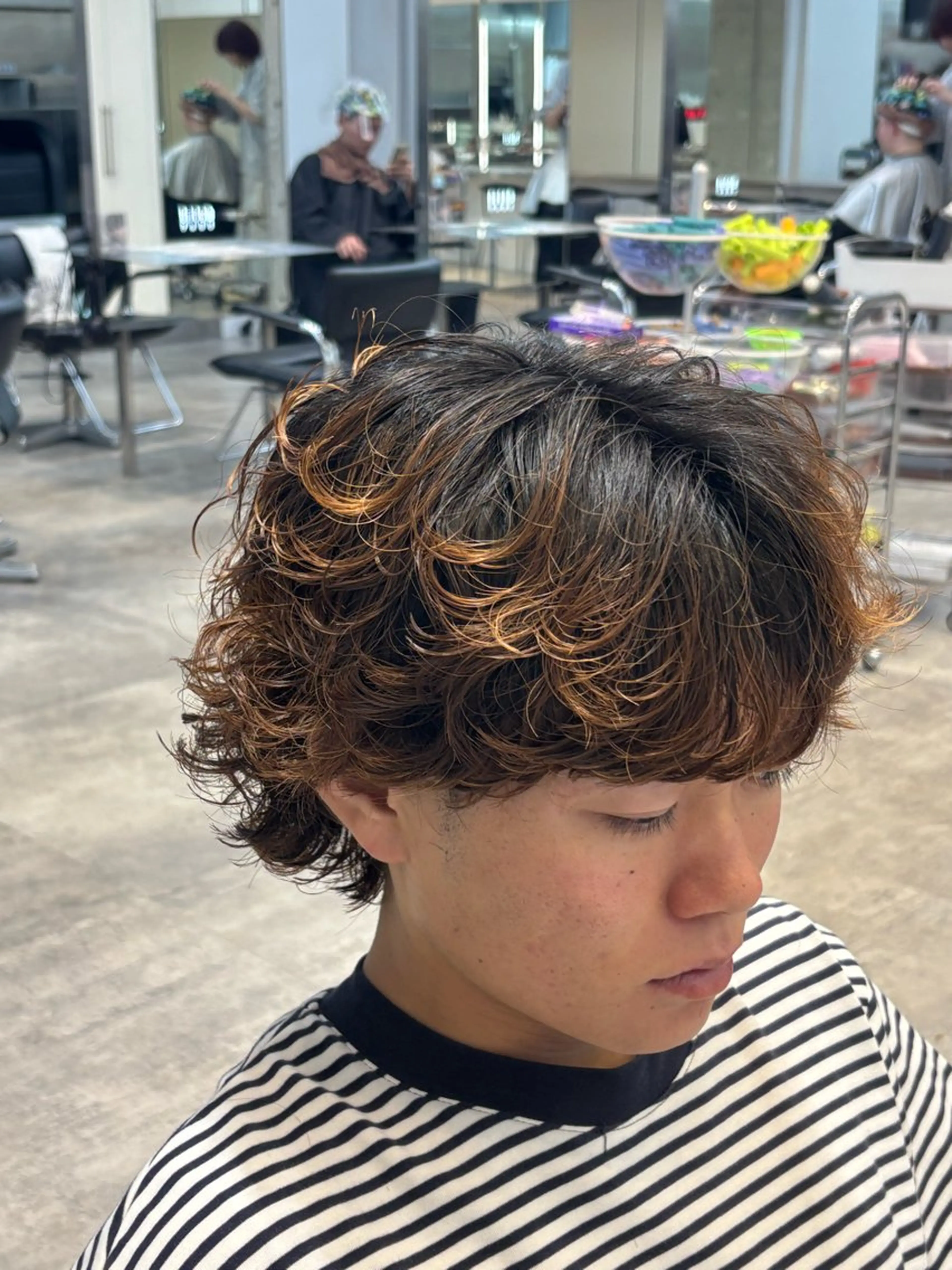 ショート パーマ メンズ メンズパーマ 【fifth】上條 巧真のヘアスタイル