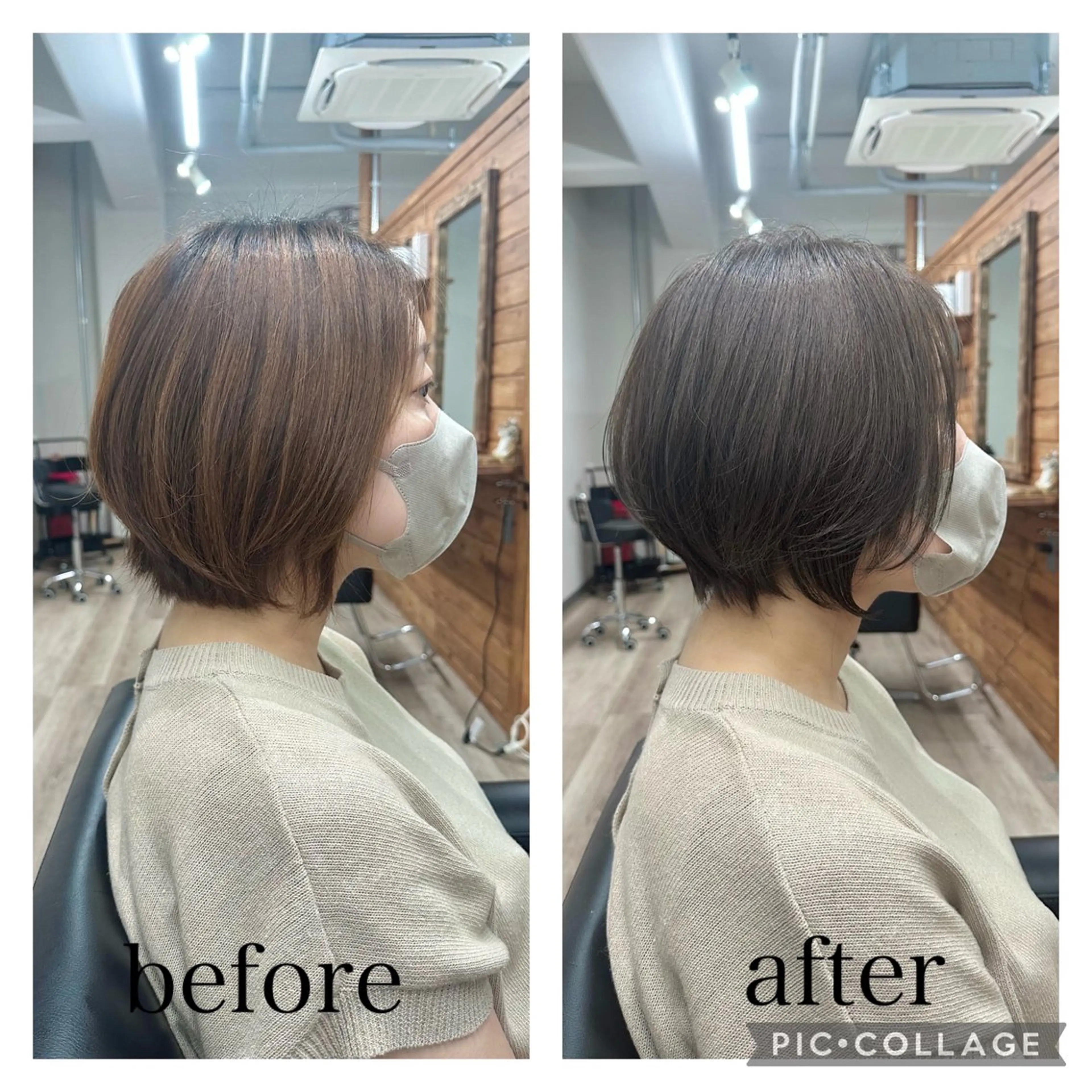 ショート カラー アンソニー ショウゴのヘアスタイル