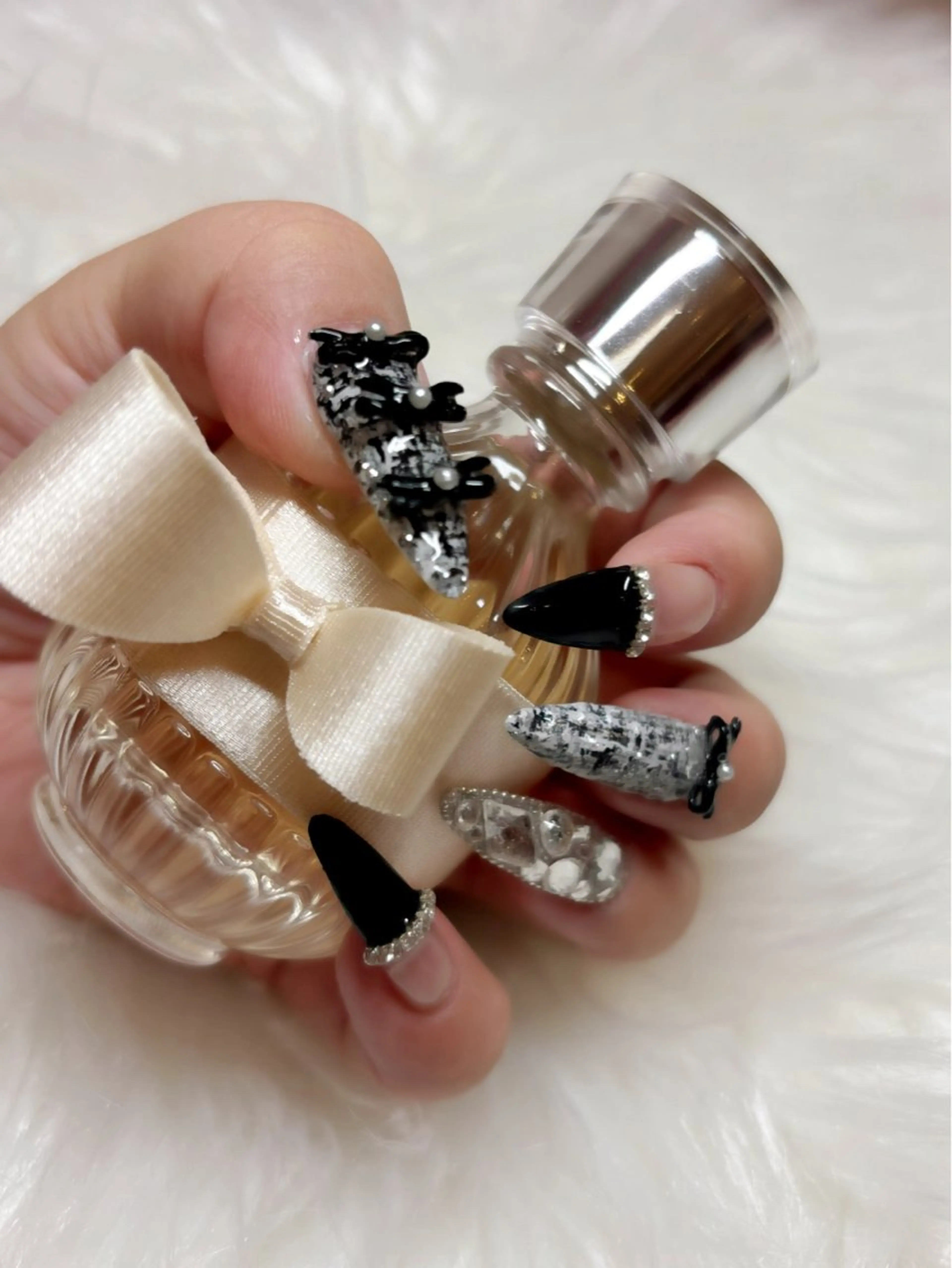 ネイル ツイードネイル ハンドネイル Nail Salon macherieのネイルデザイン