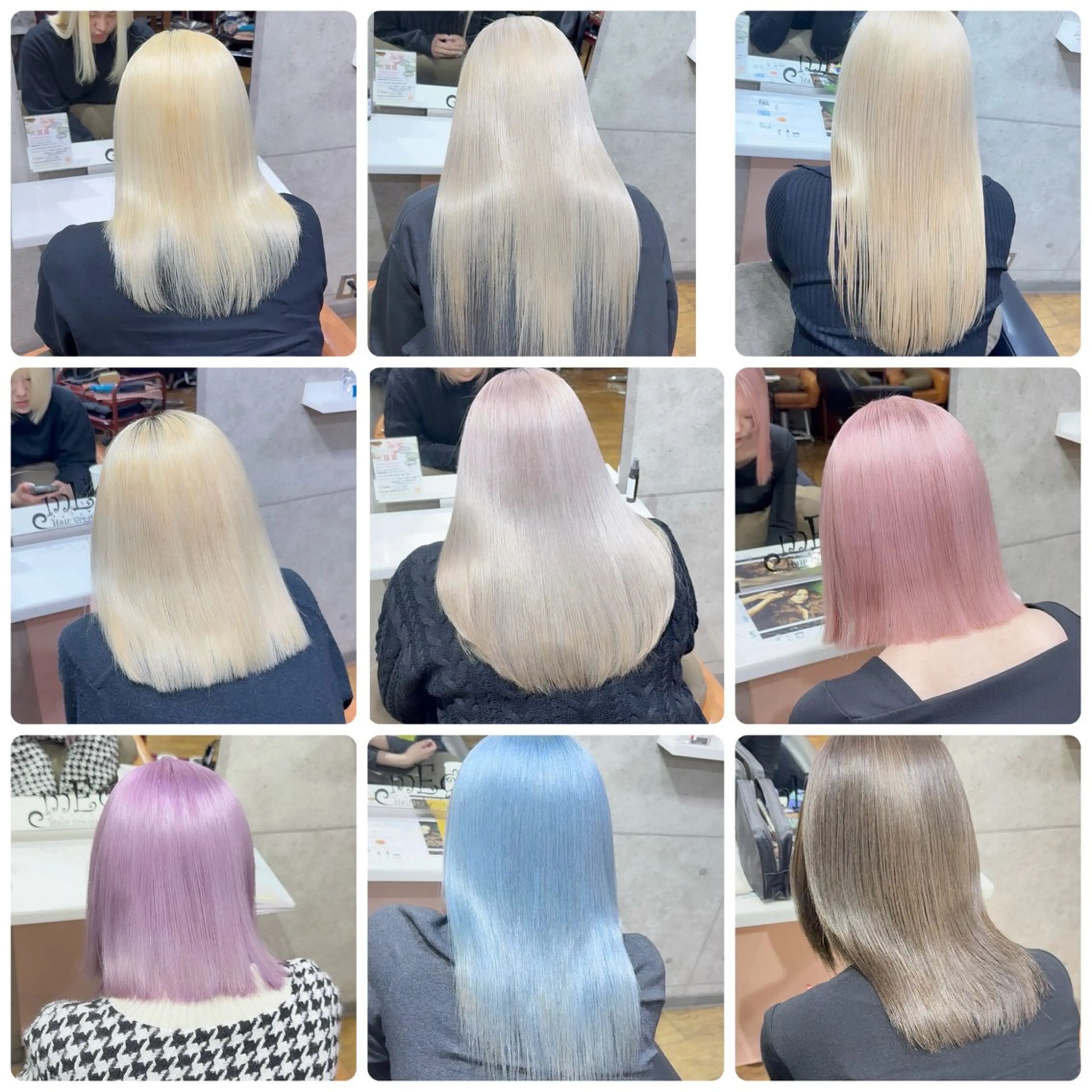 ロング カラー ヘアカラー トリートメント 失敗しないブリーチ× 艶ハイトーン/アトムのヘアスタイル