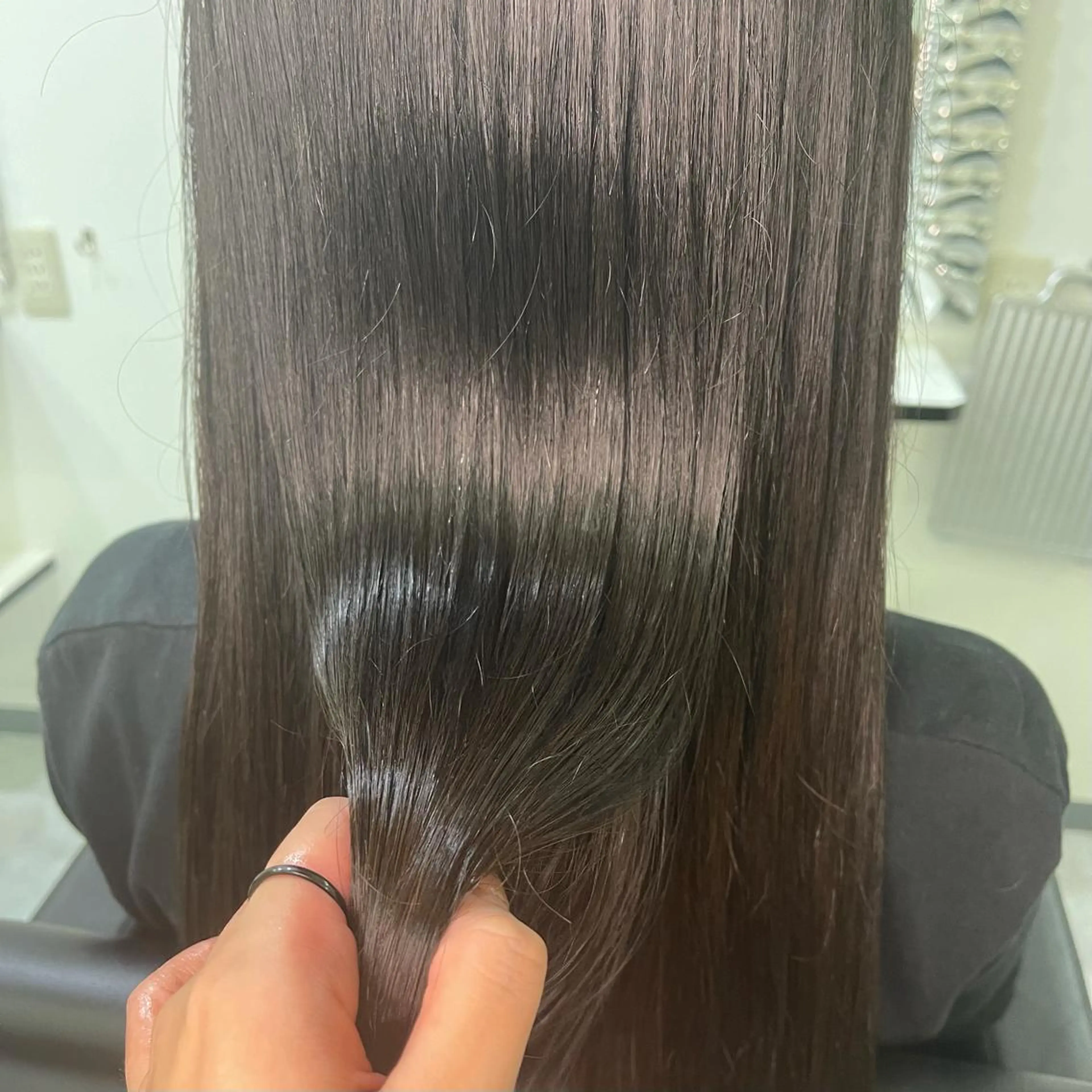 ロング カット トリートメント &chaLme   心斎橋所属・emi/髪質改善/ 韓国風/艶カラーのヘアスタイル