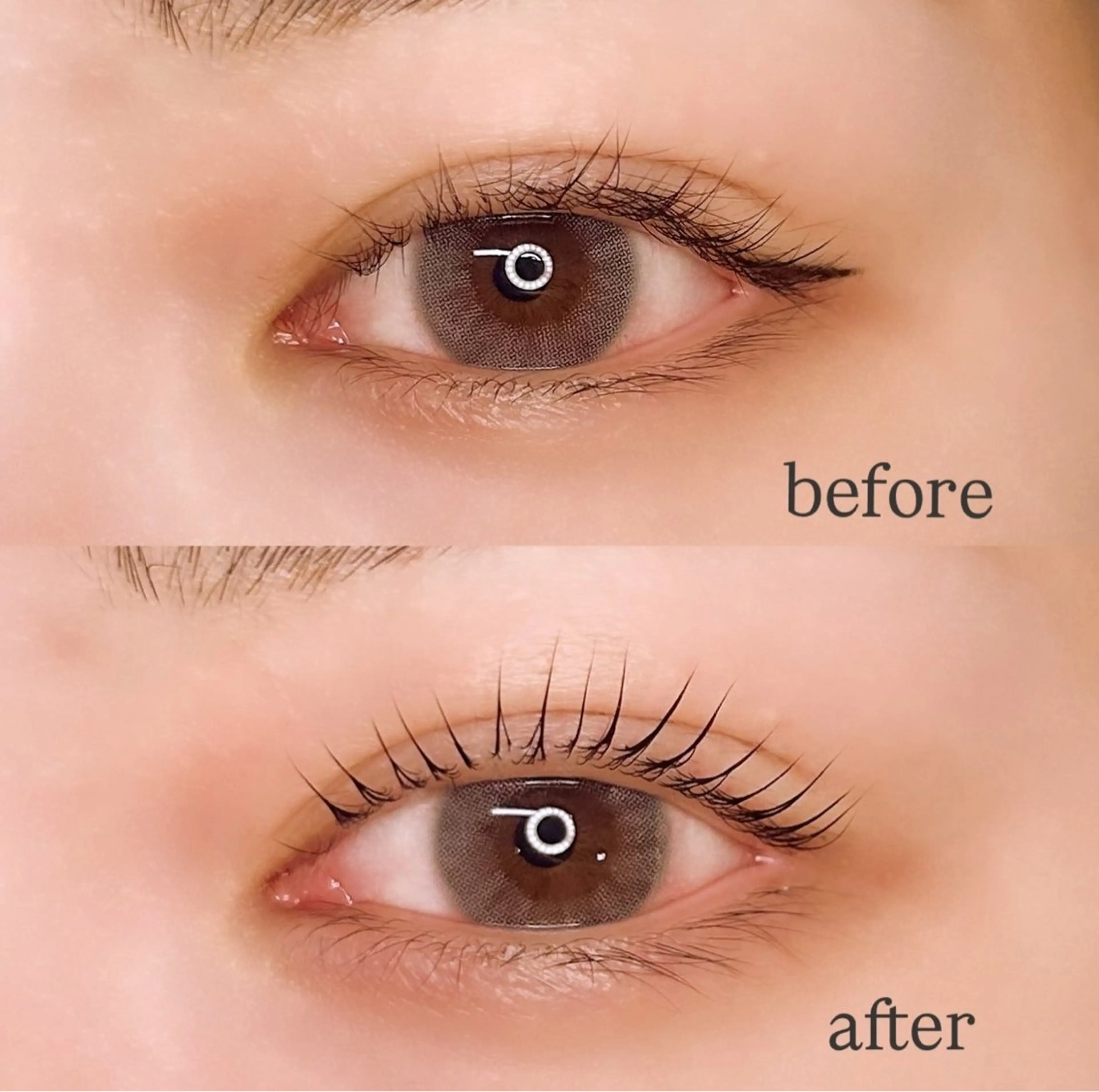 マツエク・マツパ パリジェンヌラッシュリフト まつげパーマ 下まつげエクステ 一重×まつ毛パーマ eyelash salon alb.所属・まつげパーマalb. tomokaのマツエク・マツパデザイン