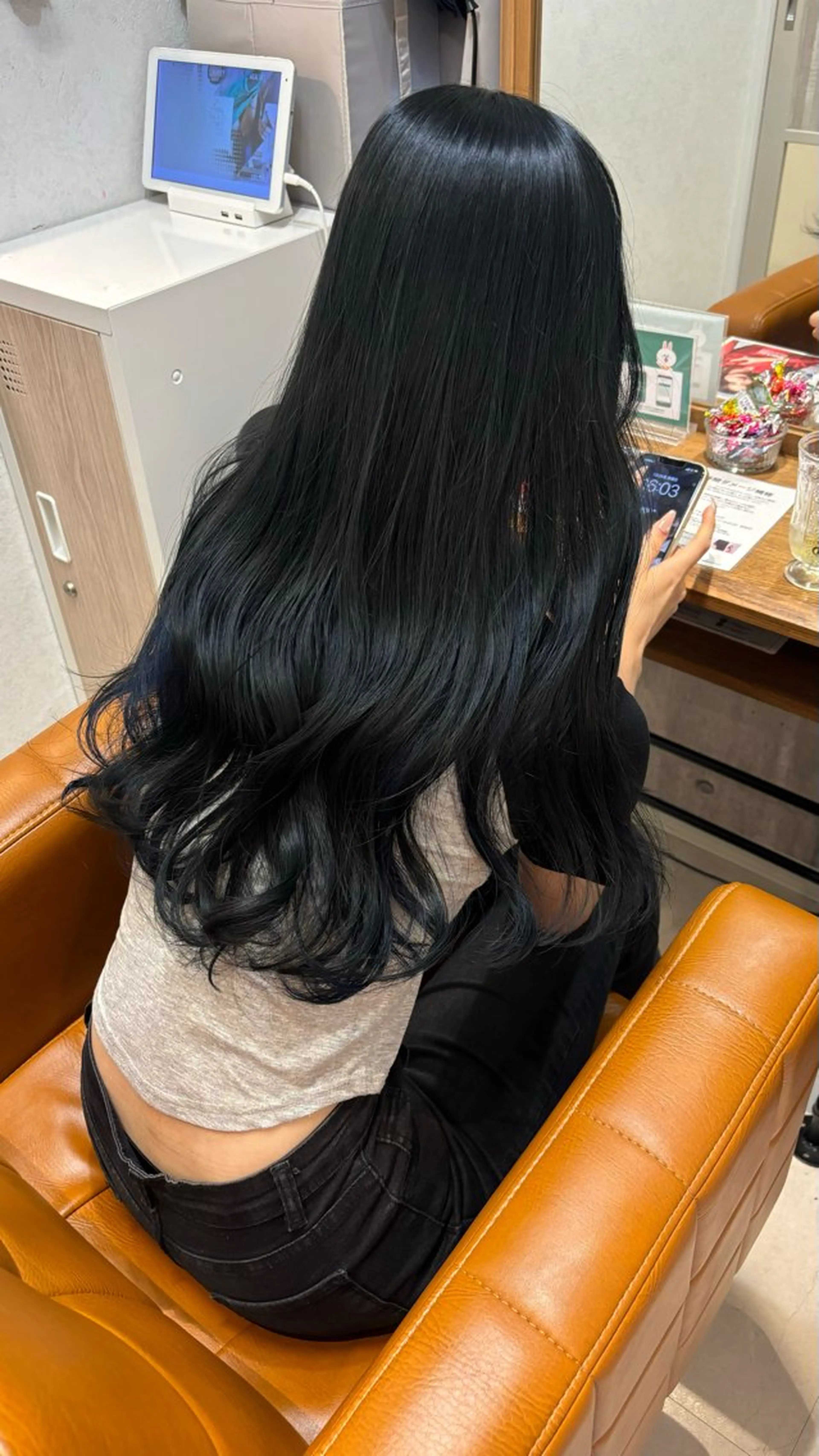 ロング カラー カット ヘアカラー トリートメント 【完全個室】髪質改善 暖色カラー/山崎唯奈のヘアスタイル