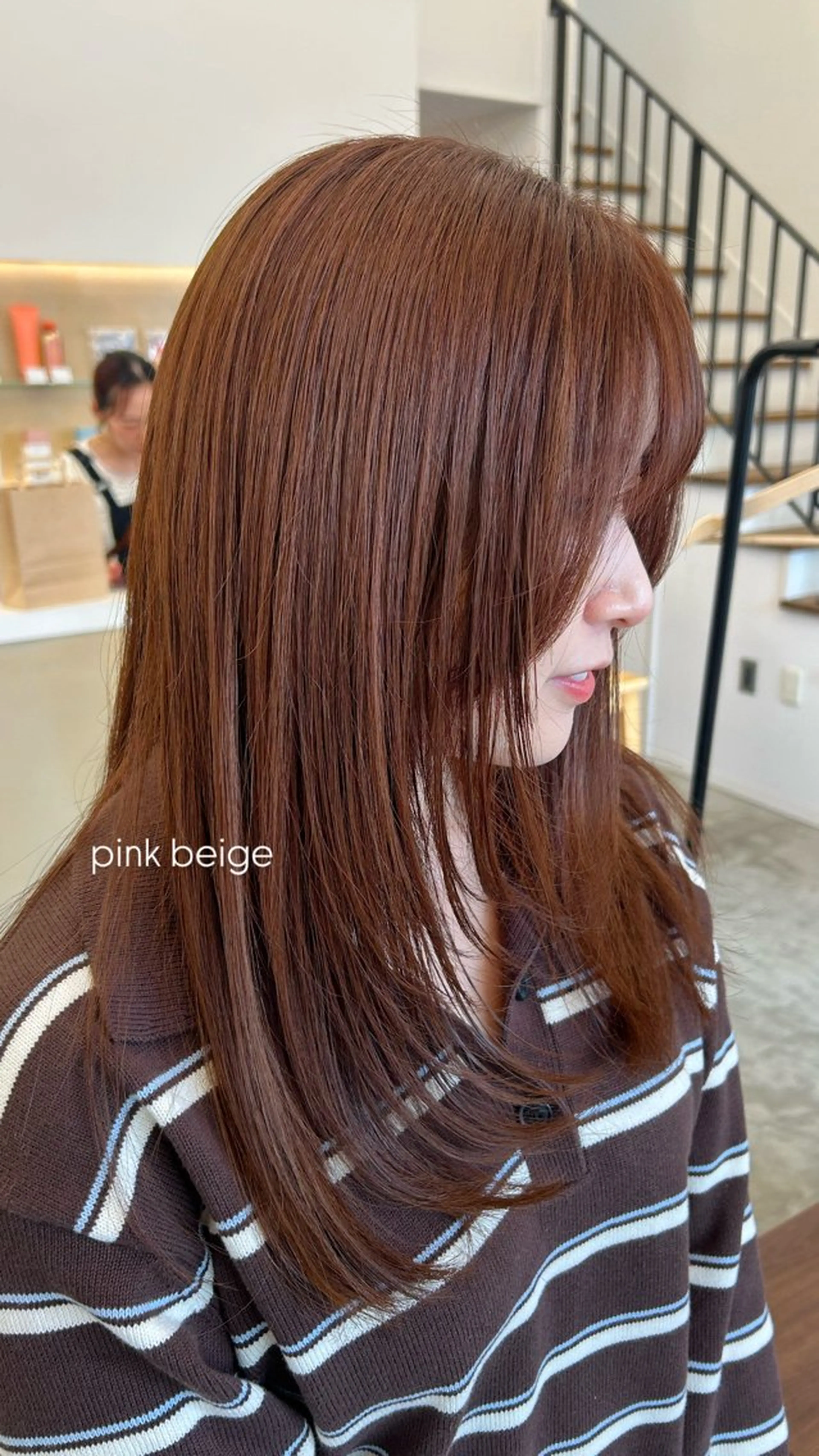 ロング カラー ベージュカラー ブリーチ 透明感カラー ダブルカラー ブリーチなしカラー ヘアカラー 本澤 朋香のヘアスタイル