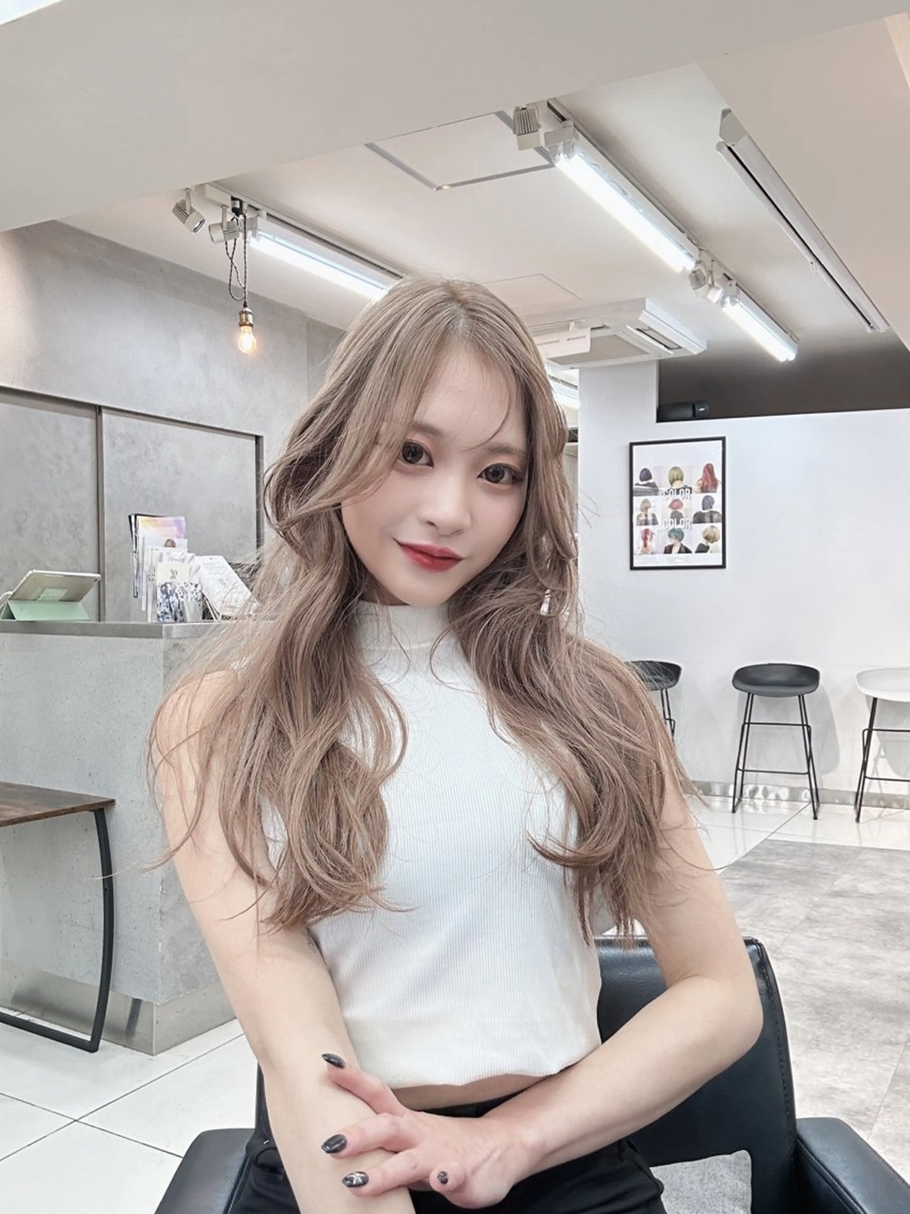 ロング くびれボブレイヤー 渋谷/kougaのヘアスタイル