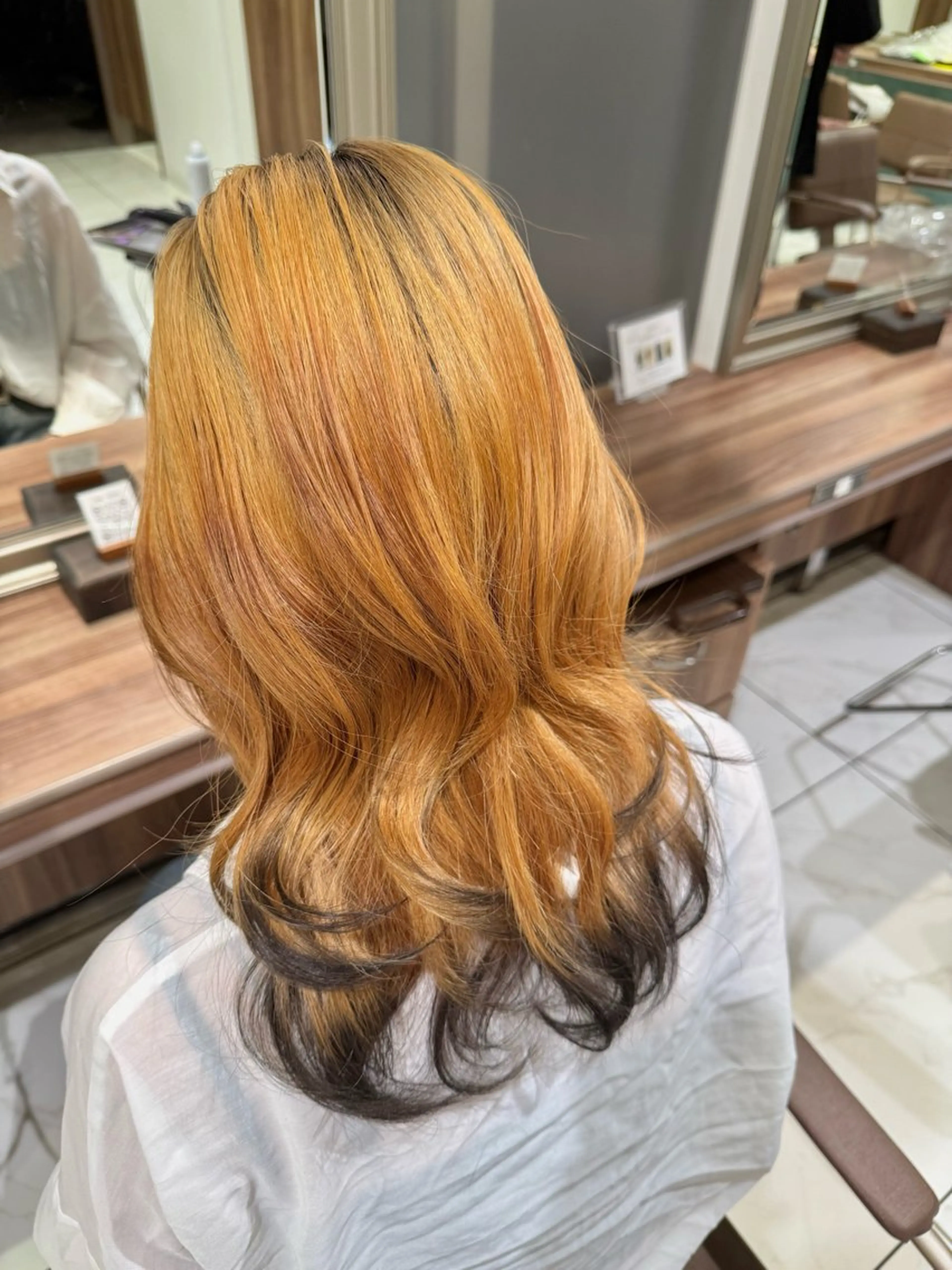 セミロング ヘアアレンジ くびれヘア 桜新町/ Mea⭐︎のヘアスタイル