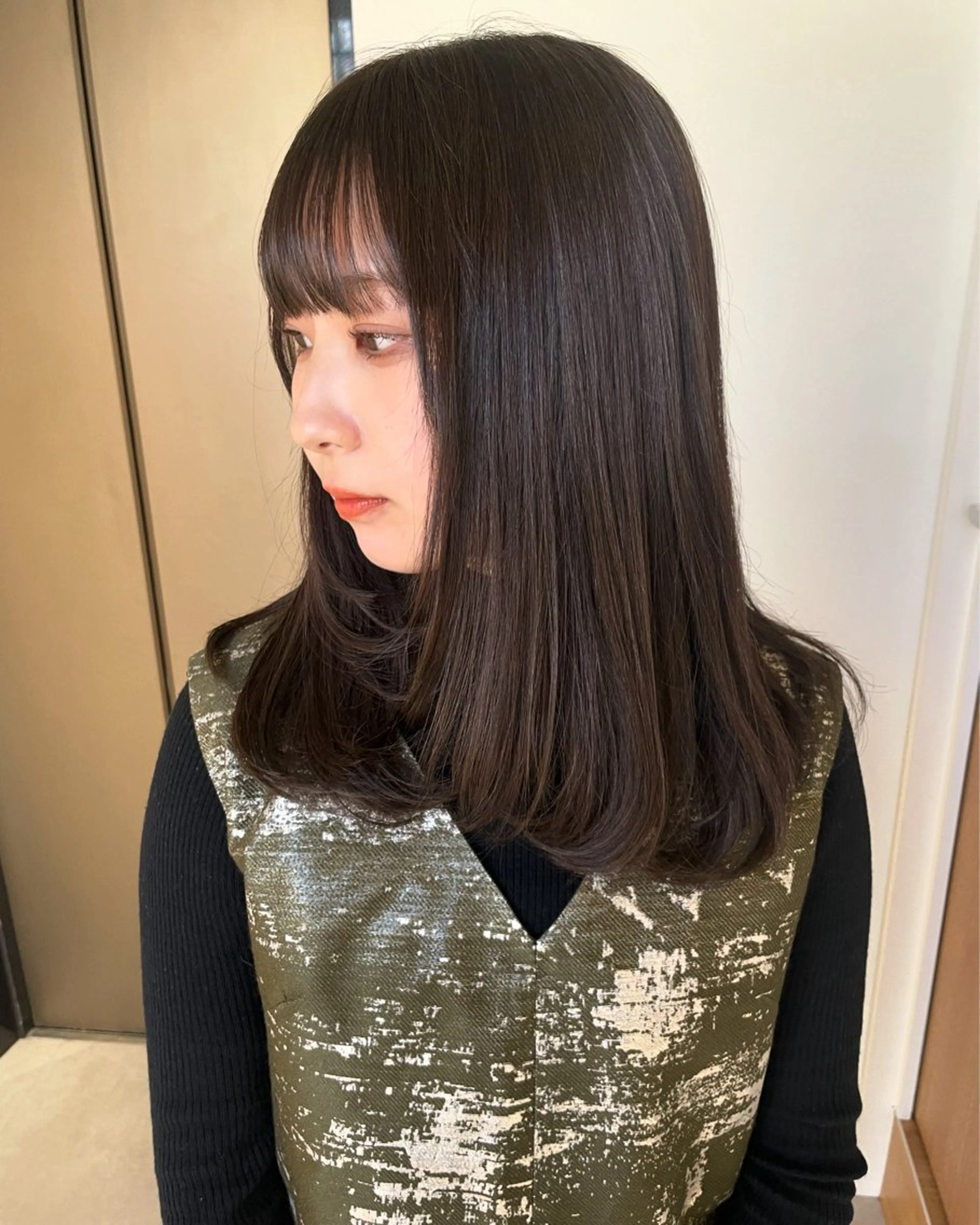 【minimo限定価格🤍】前髪カット＋透明感イルミナカラーの写真