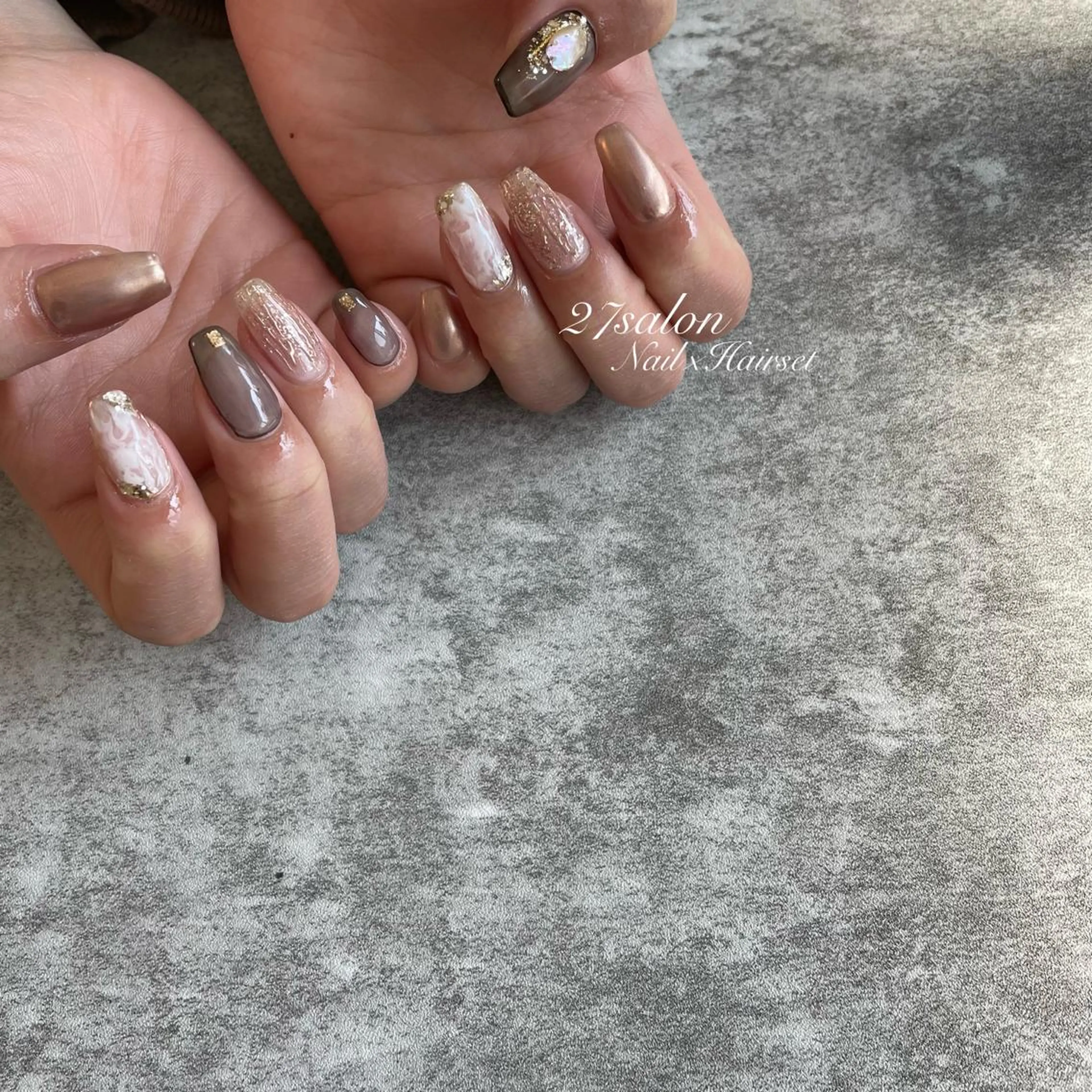 ネイル ニュアンスネイル 27salon yuinaのネイルデザイン